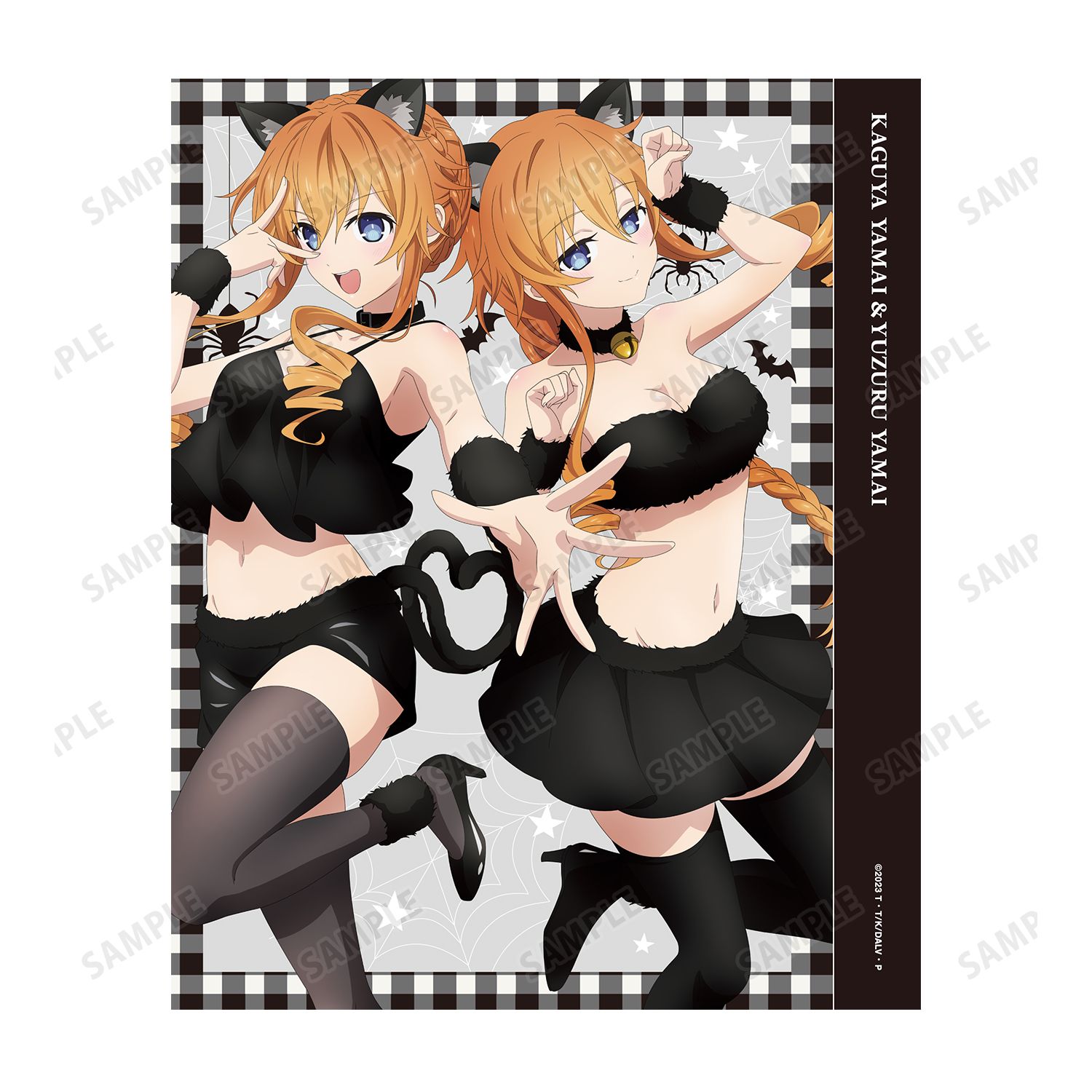 アニメ「デート・ア・ライブV」 八舞耶倶矢&八舞夕弦 カレンダーイラストキャンバスボード Image 6 | AniSmile
