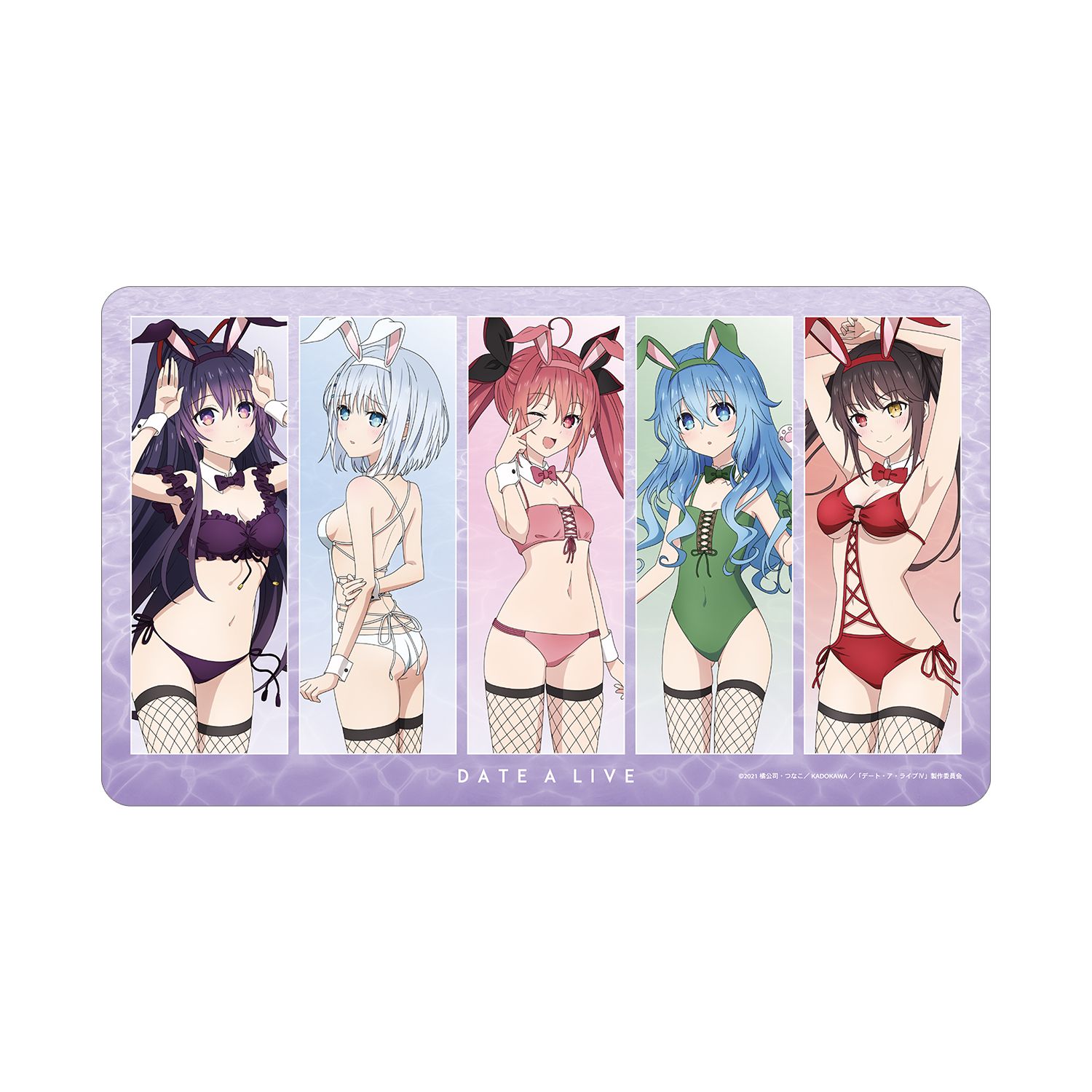 デート・ア・ライブIV 描き下ろし 集合 水着バニーver. マルチデスクマット Image 4 | AniSmile
