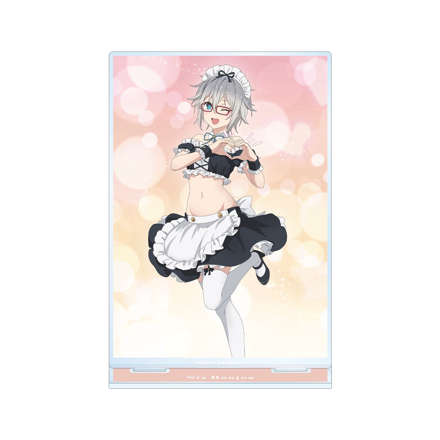 アニメ「デート・ア・ライブV」 本条二亜 カレンダーイラストBIGアクリルスタンド Image 4 | AniSmile