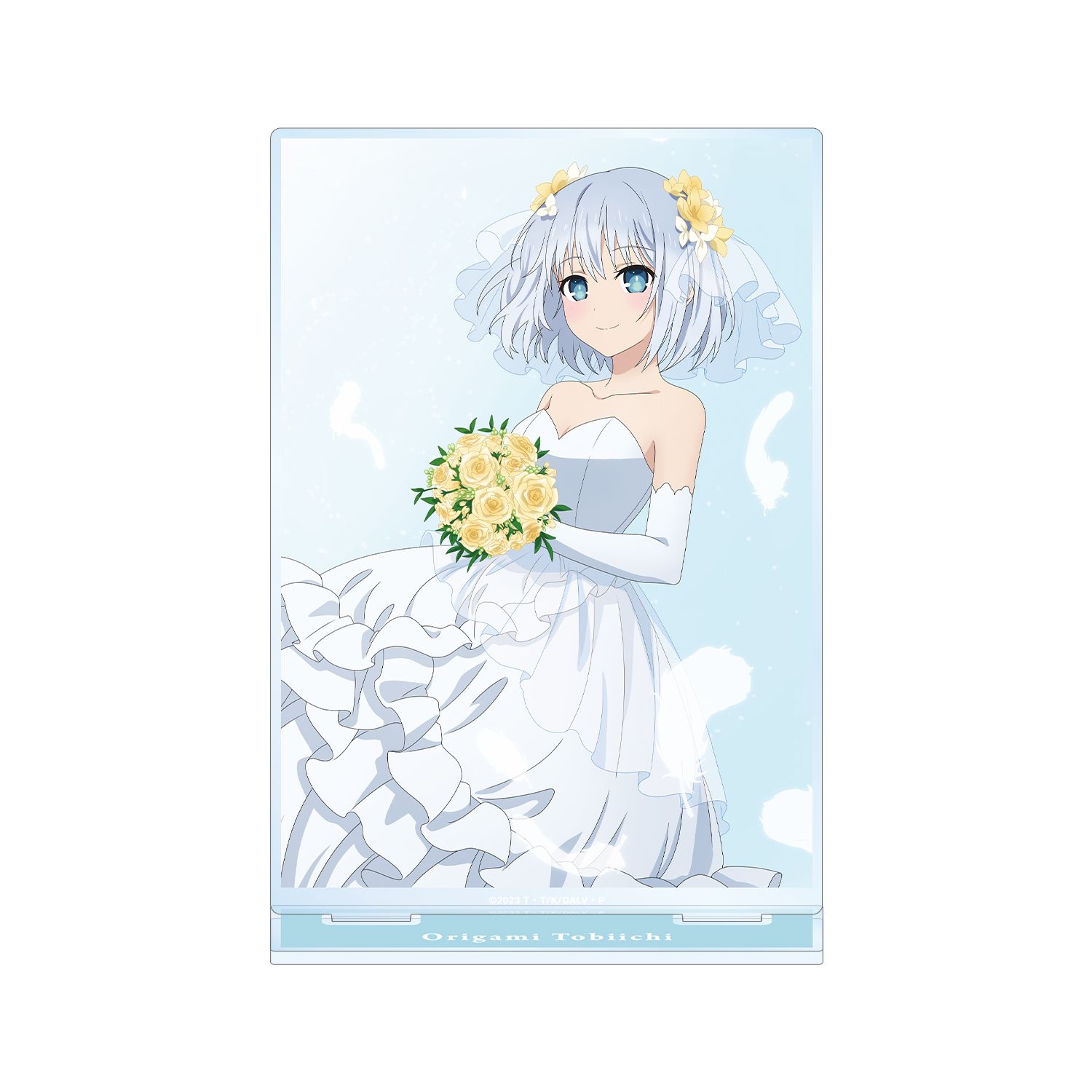 アニメ「デート・ア・ライブV」 鳶一折紙 カレンダーイラストBIGアクリルスタンド Image 4 | AniSmile