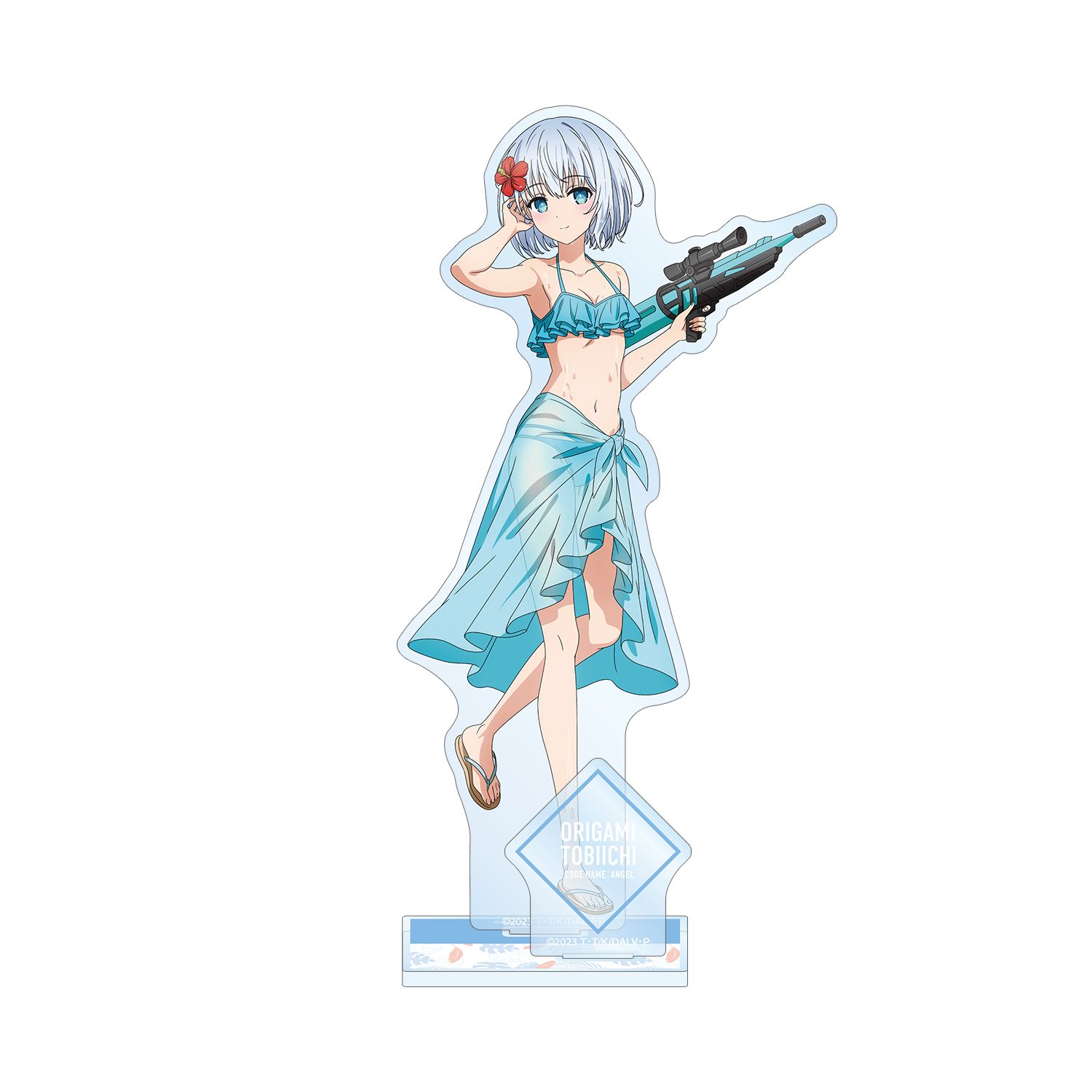 描き下ろし 鳶一折紙 デート・ア・バカンスver. パーツ付きBIGアクリルスタンド Image 5 | AniSmile