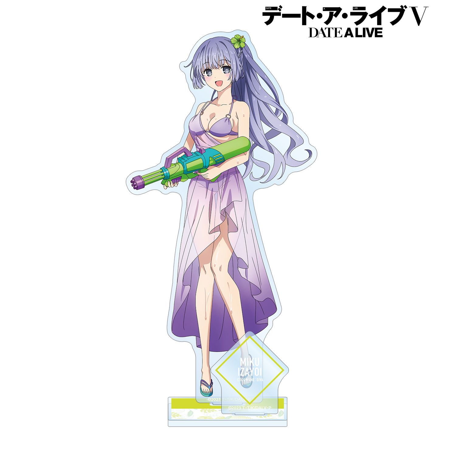 描き下ろし 誘宵美九 デート・ア・バカンスver. パーツ付きBIGアクリルスタンド Image 6 | AniSmile