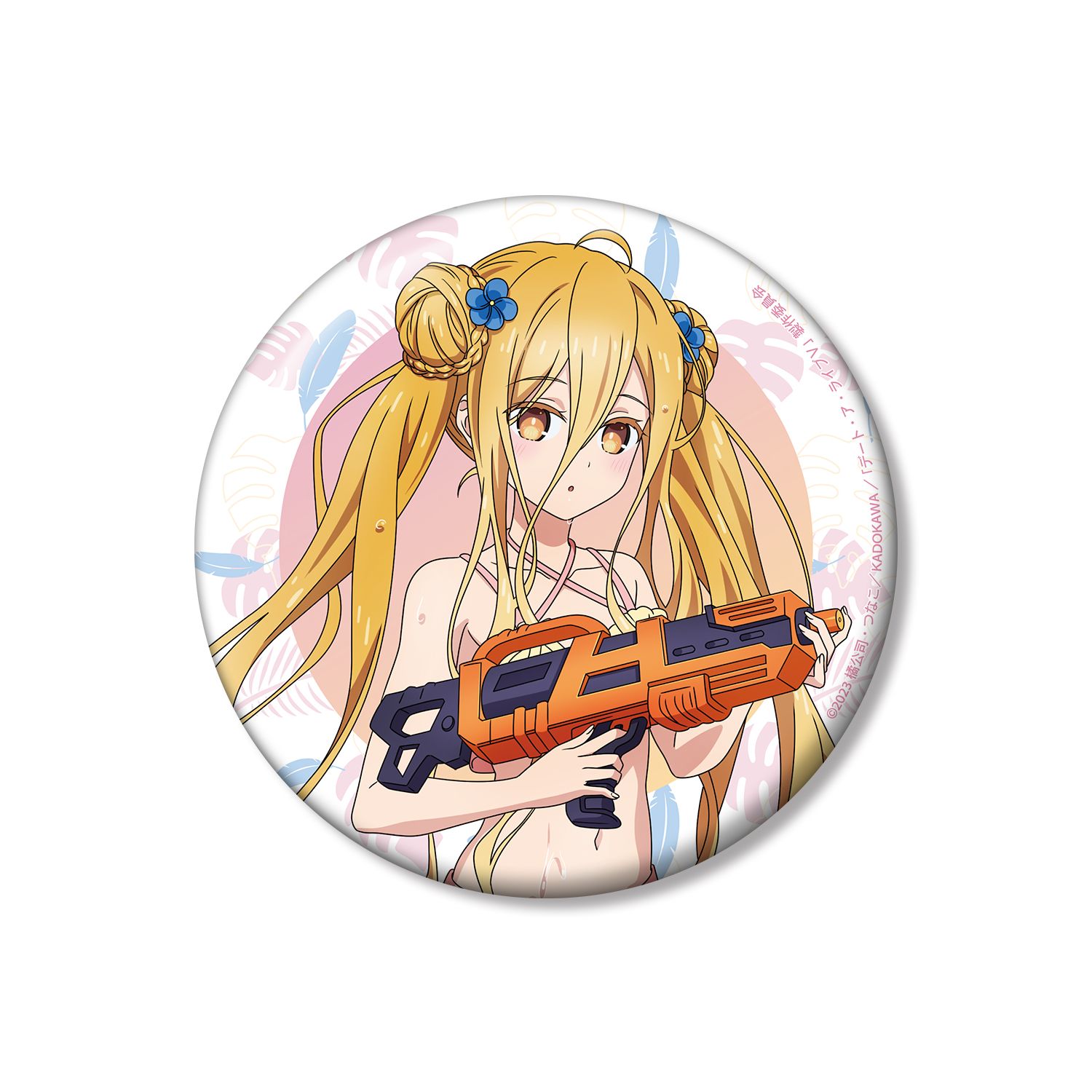 描き下ろし 星宮六喰 デート・ア・バカンスver. 100mm缶バッジ 图片 3 | AniSmile