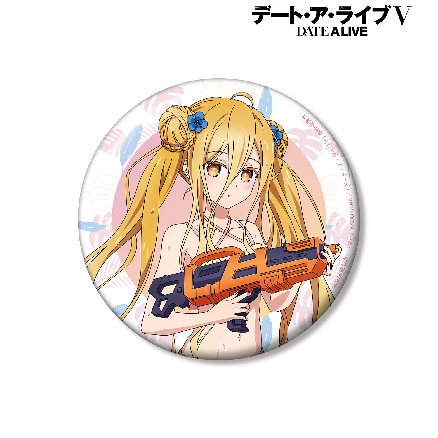 描き下ろし 星宮六喰 デート・ア・バカンスver. 100mm缶バッジ 图片 4 | AniSmile