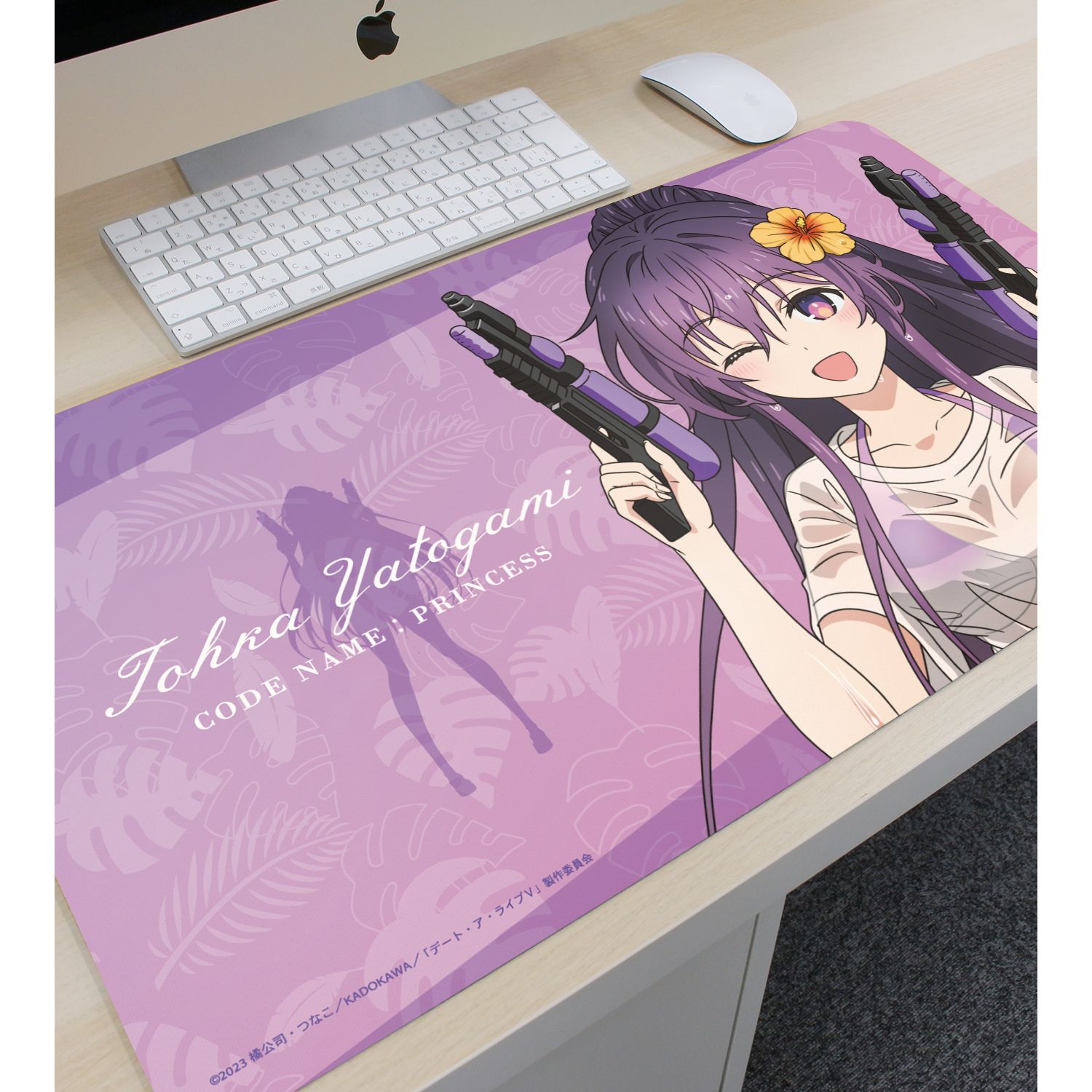 描き下ろし 夜刀神十香 デート・ア・バカンスver. マルチデスクマット Image 6 | AniSmile