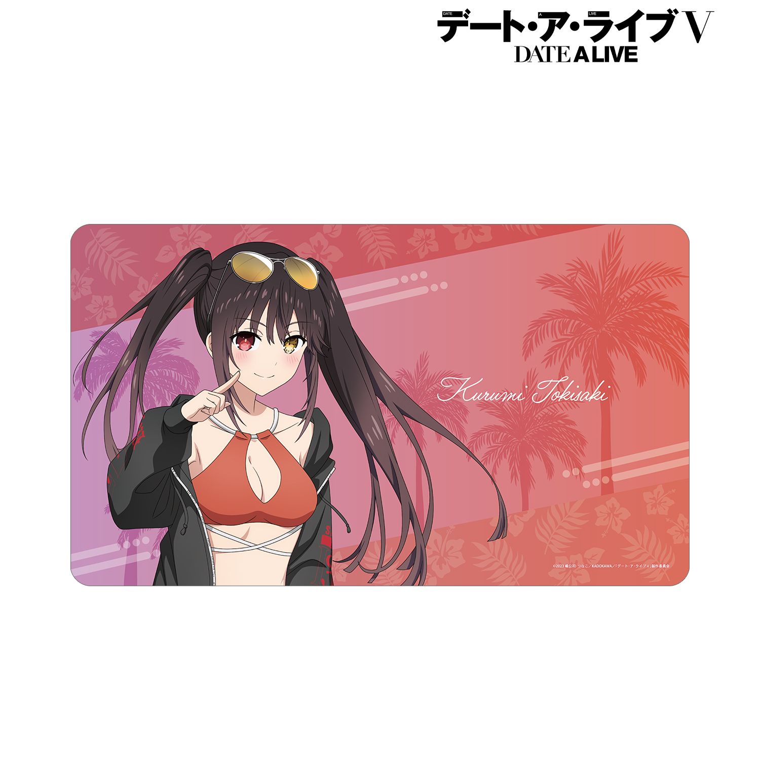 描き下ろし 時崎狂三 ビーチデートver. マルチデスクマット Image 5 | AniSmile