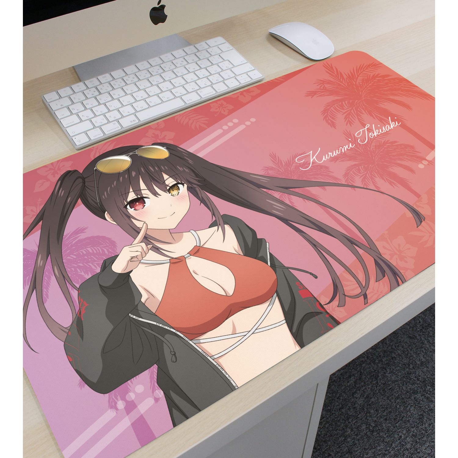 描き下ろし 時崎狂三 ビーチデートver. マルチデスクマット Image 6 | AniSmile