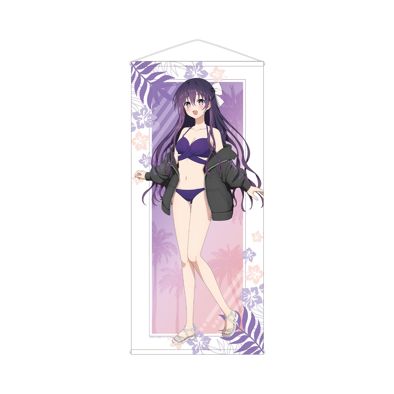 描き下ろし 夜刀神十香 ビーチデートver. 等身大タペストリー Image 3 | AniSmile