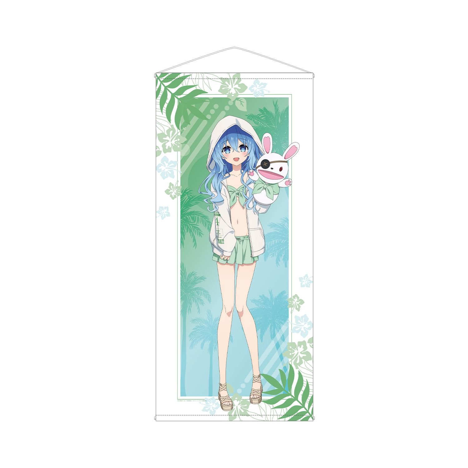 描き下ろし 四糸乃 ビーチデートver. 等身大タペストリー Image 3 | AniSmile