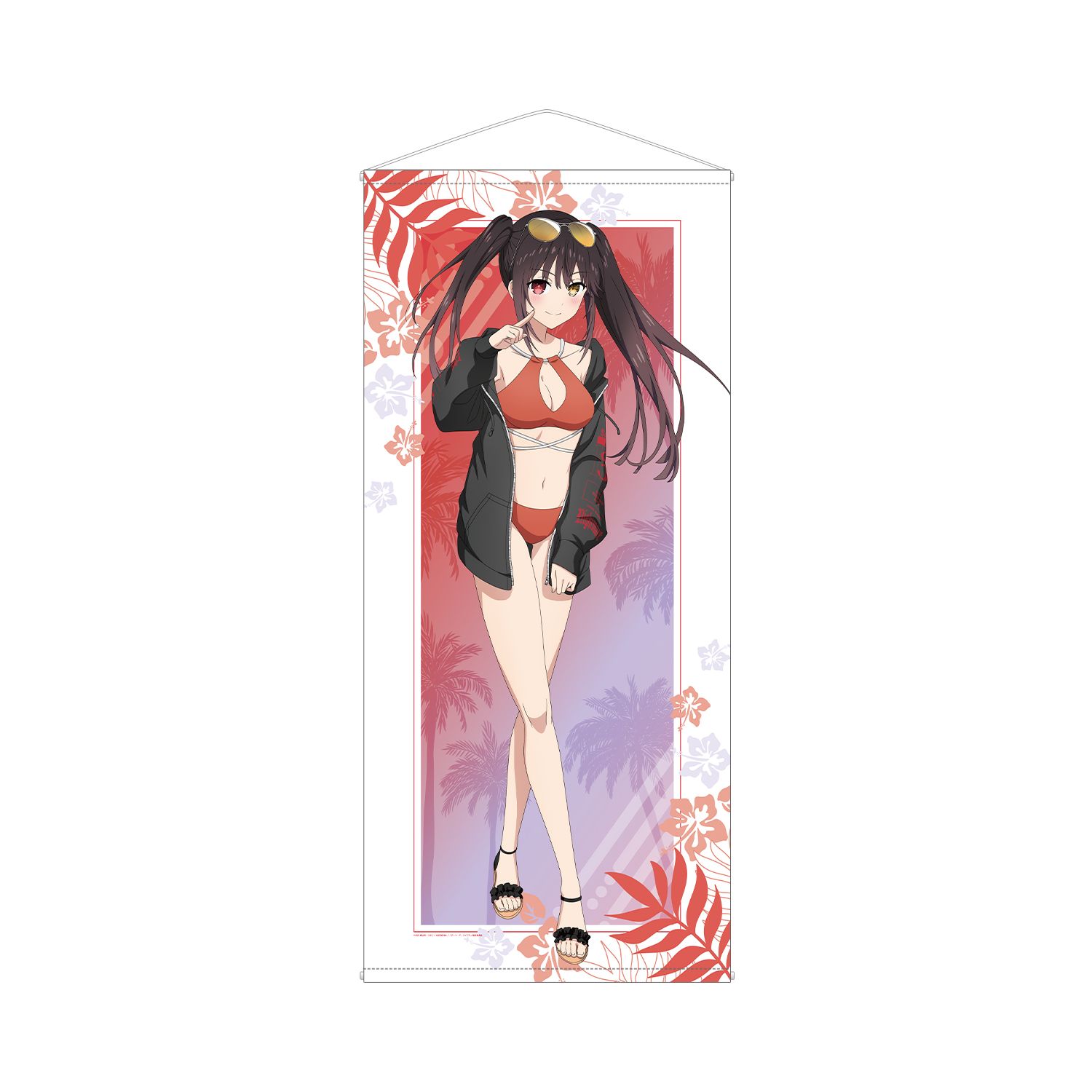 描き下ろし 時崎狂三 ビーチデートver. 等身大タペストリー Image 3 | AniSmile