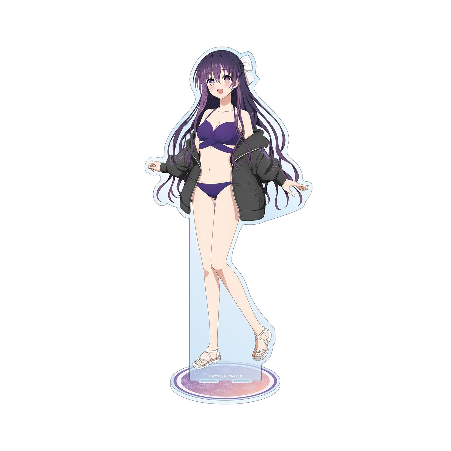 描き下ろし 夜刀神十香 ビーチデートver. 特大アクリルスタンド Image 6 | AniSmile