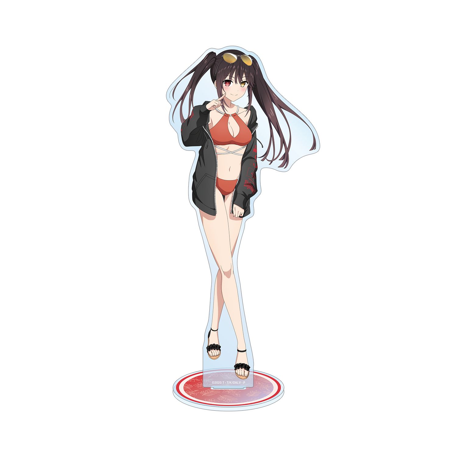 描き下ろし 時崎狂三 ビーチデートver. 特大アクリルスタンド Image 6 | AniSmile