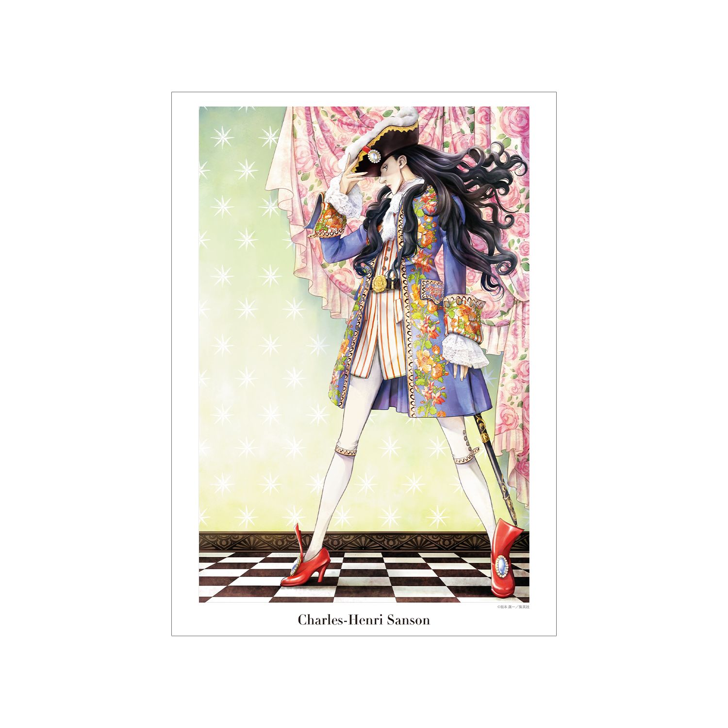 『イノサン』 シャルル=アンリ・サンソン 7巻カラーイラスト A3マット加工ポスター - AniSmile