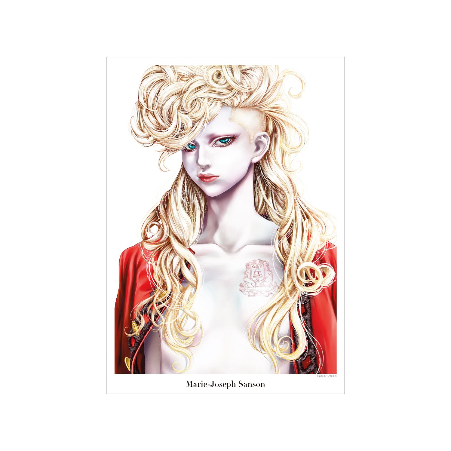 『イノサン』 マリー=ジョセフ・サンソン 5巻表紙イラスト A3マット加工ポスター - AniSmile