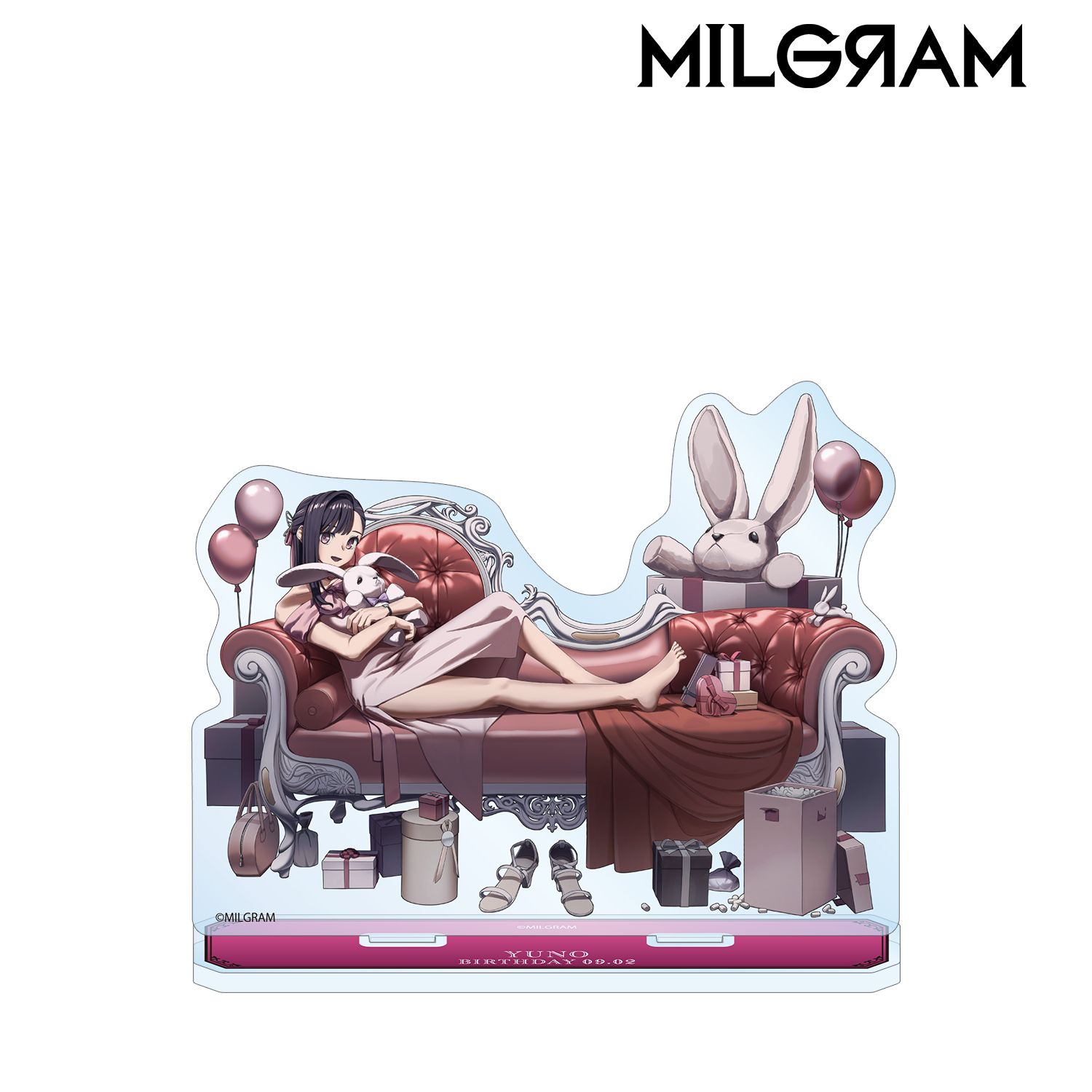 MILGRAM -ミルグラム- 描き下ろし ユノ バースデーver. 第3弾 BIGアクリルスタンド 图片 2 | AniSmile