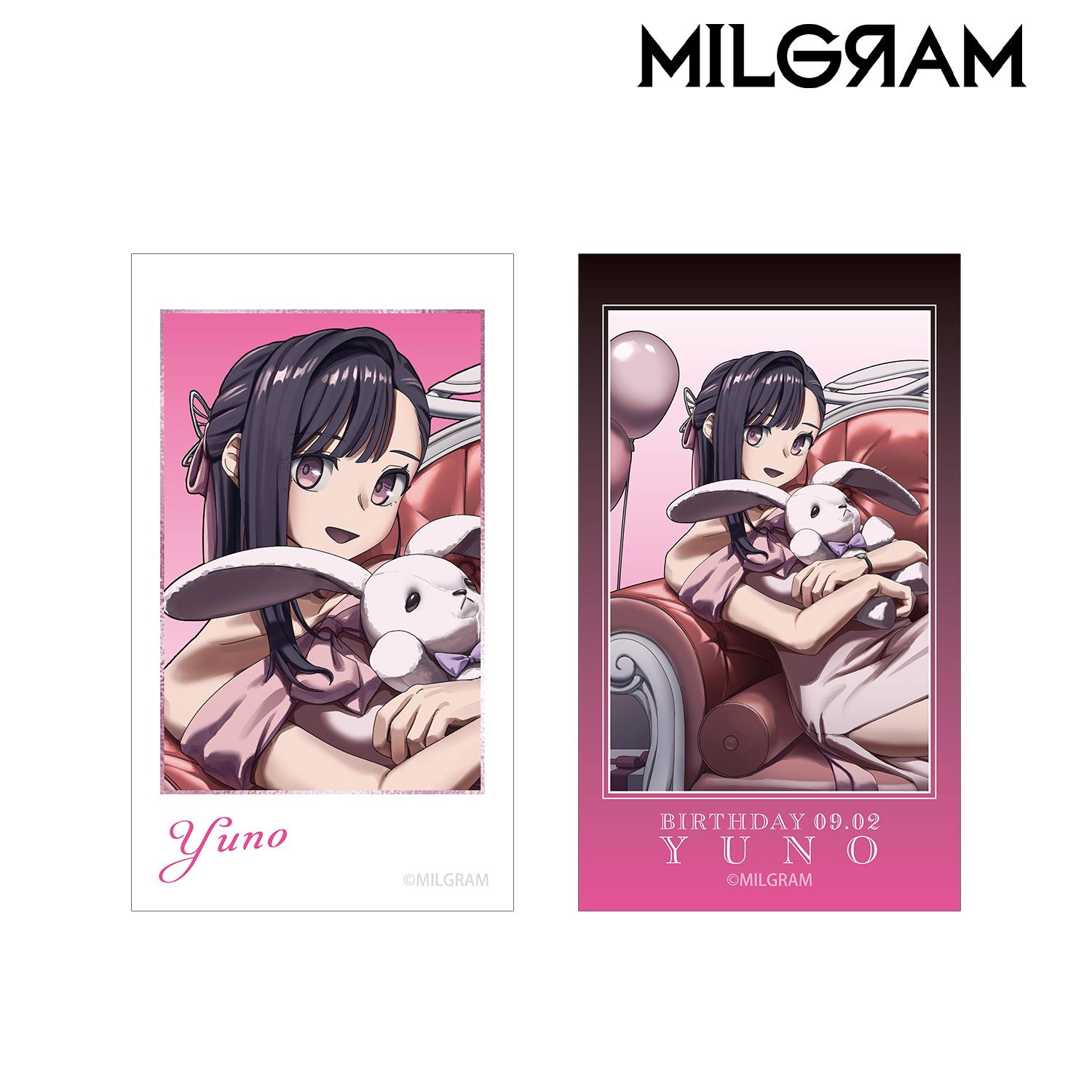 MILGRAM -ミルグラム- 描き下ろし ユノ バースデーver. 第3弾 Ani-Frame2枚セット 图片 2 | AniSmile