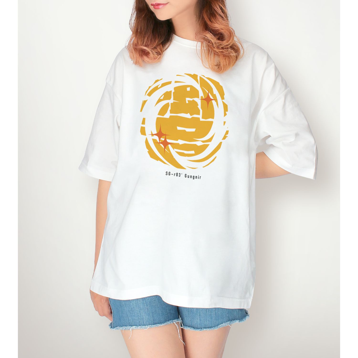 戦姫絶唱シンフォギアXV 描き下ろし 立花 響 私服ver. 着用BIGシルエットTシャツユニセックス(サイズ/M) 图片 5 | AniSmile