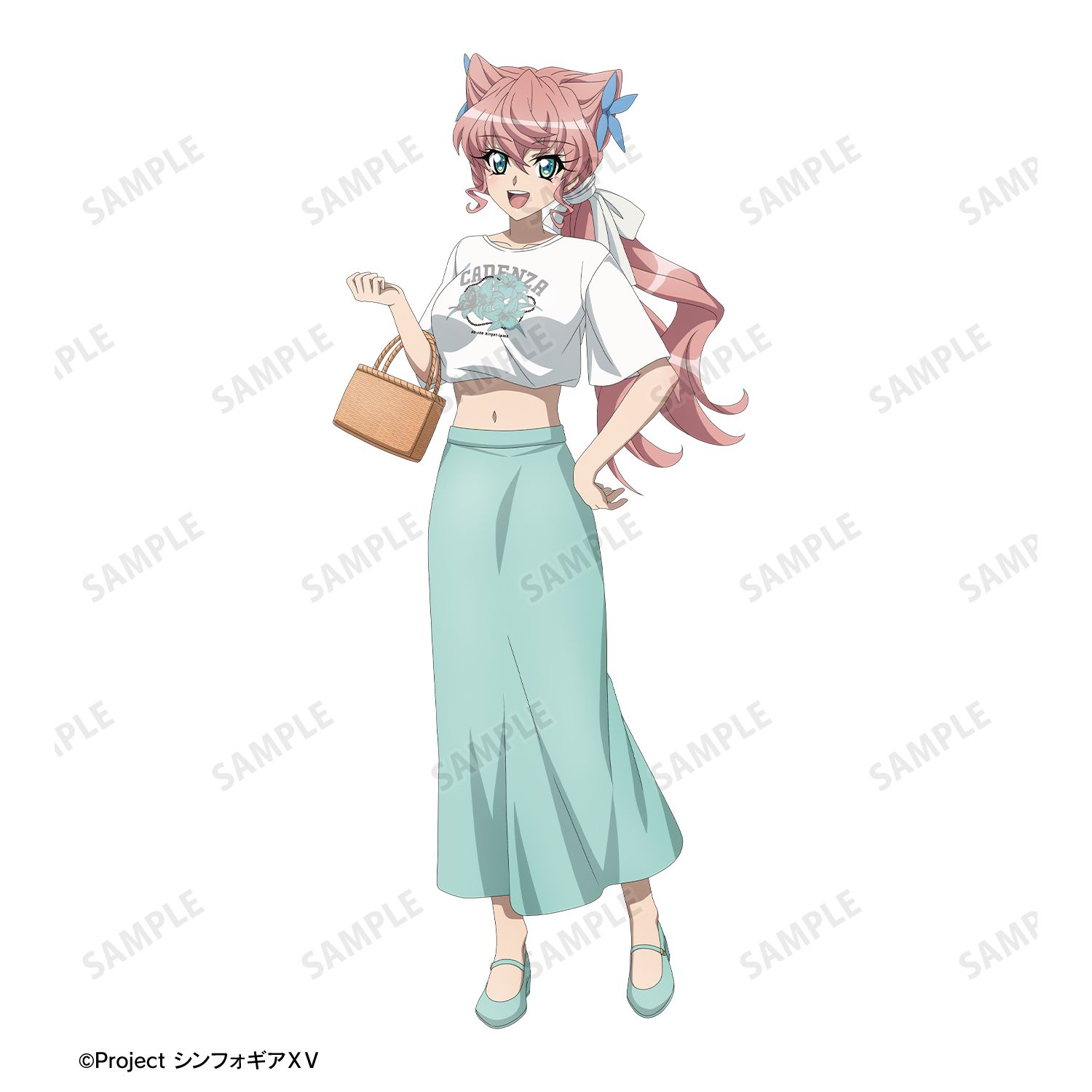 戦姫絶唱シンフォギアXV 描き下ろし マリア・カデンツァヴナ・イヴ 私服ver. 着用BIGシルエットTシャツユニセックス(サイズ/L) Image 6 | AniSmile