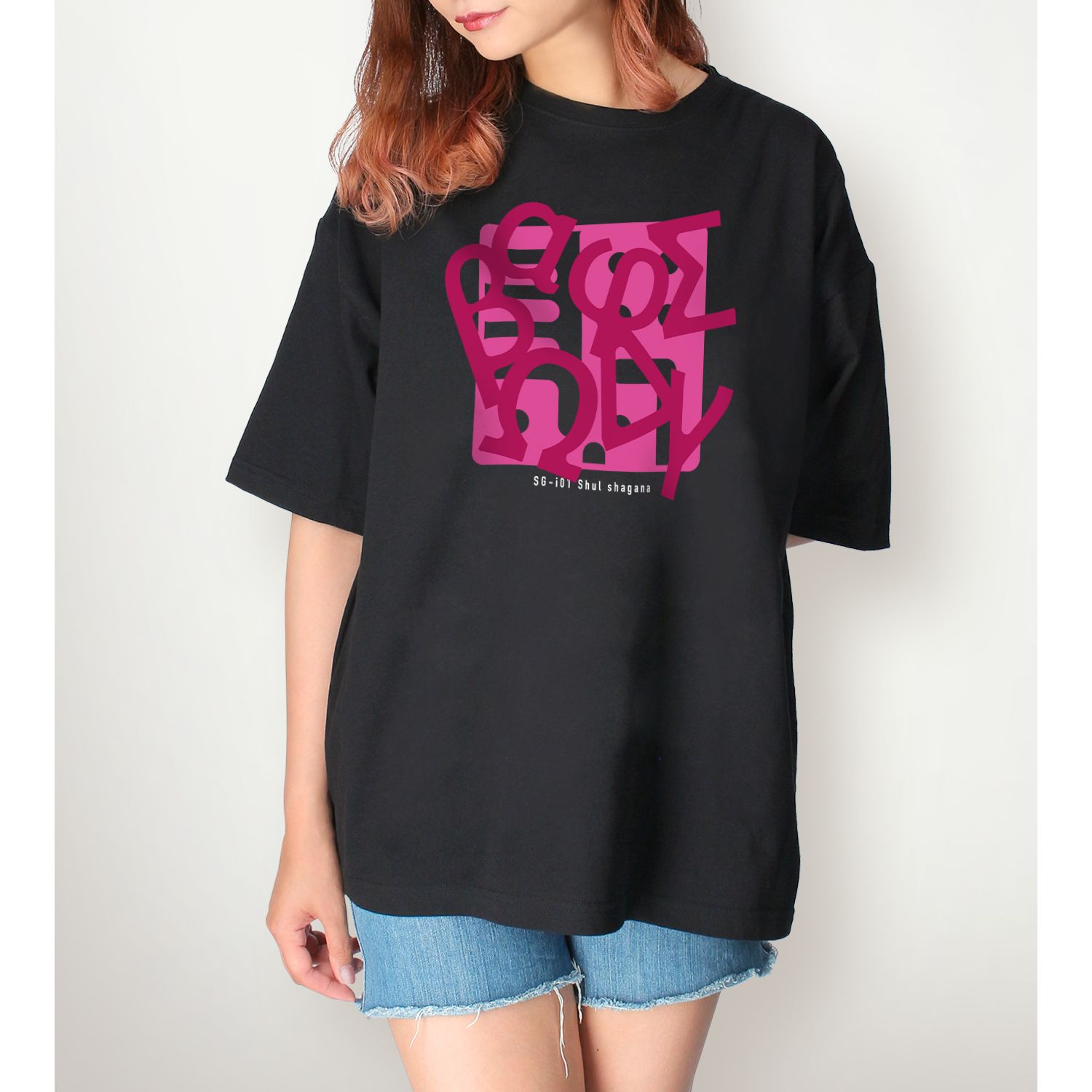 戦姫絶唱シンフォギアXV 描き下ろし 月読 調 私服ver. 着用BIGシルエットTシャツユニセックス(サイズ/L) Image 5 | AniSmile