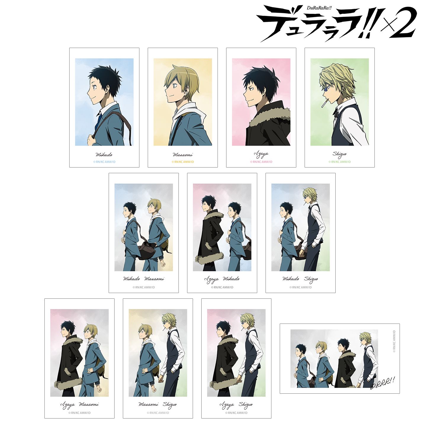 TVアニメ「デュラララ!!×2」 描き下ろし 歩みver. トレーディング Ani-Frame(単位/単品) Image 2 | AniSmile