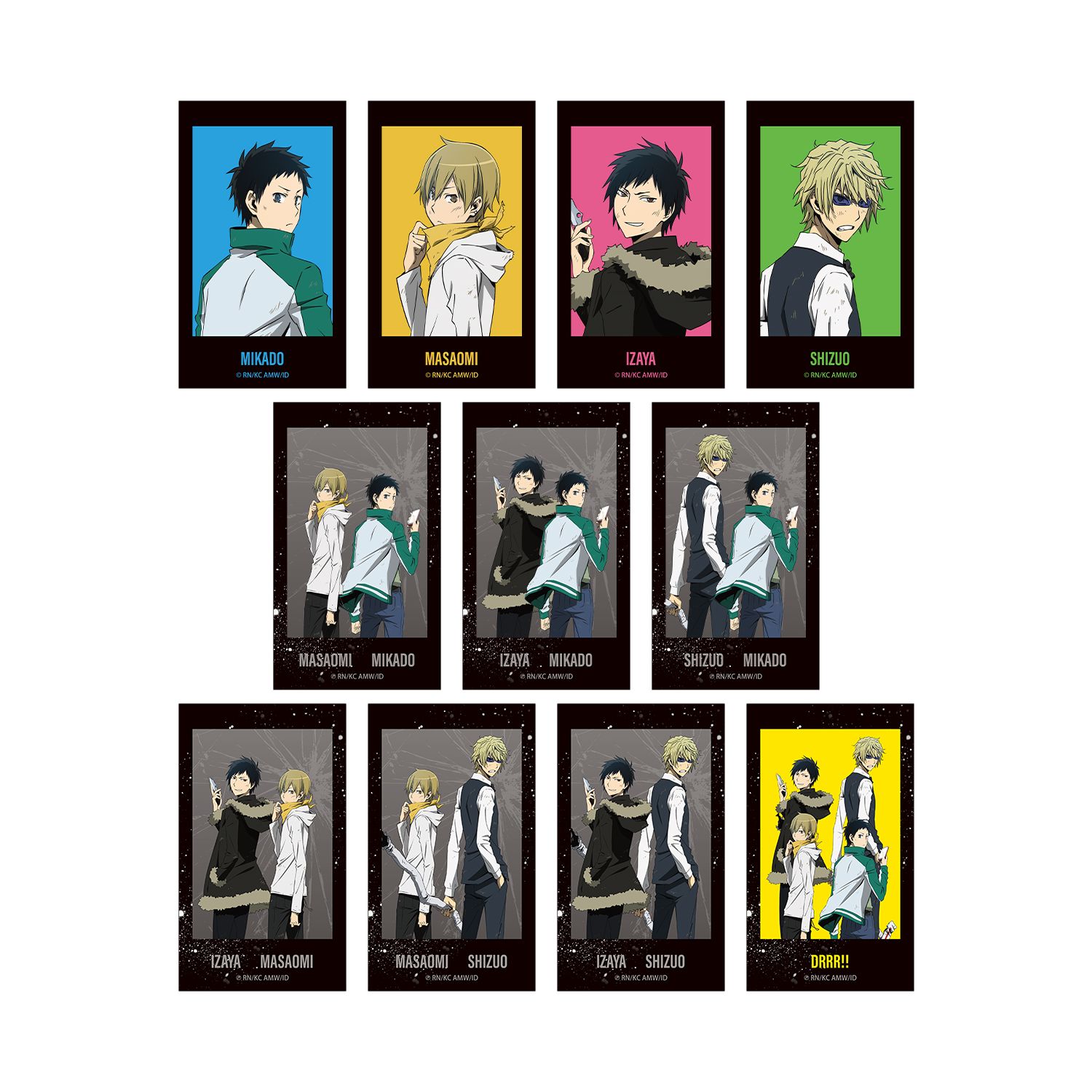 TVアニメ「デュラララ!!×2」 描き下ろし 戦う背中ver. トレーディング Ani-Frame(単位/単品) - official product image | AniSmile