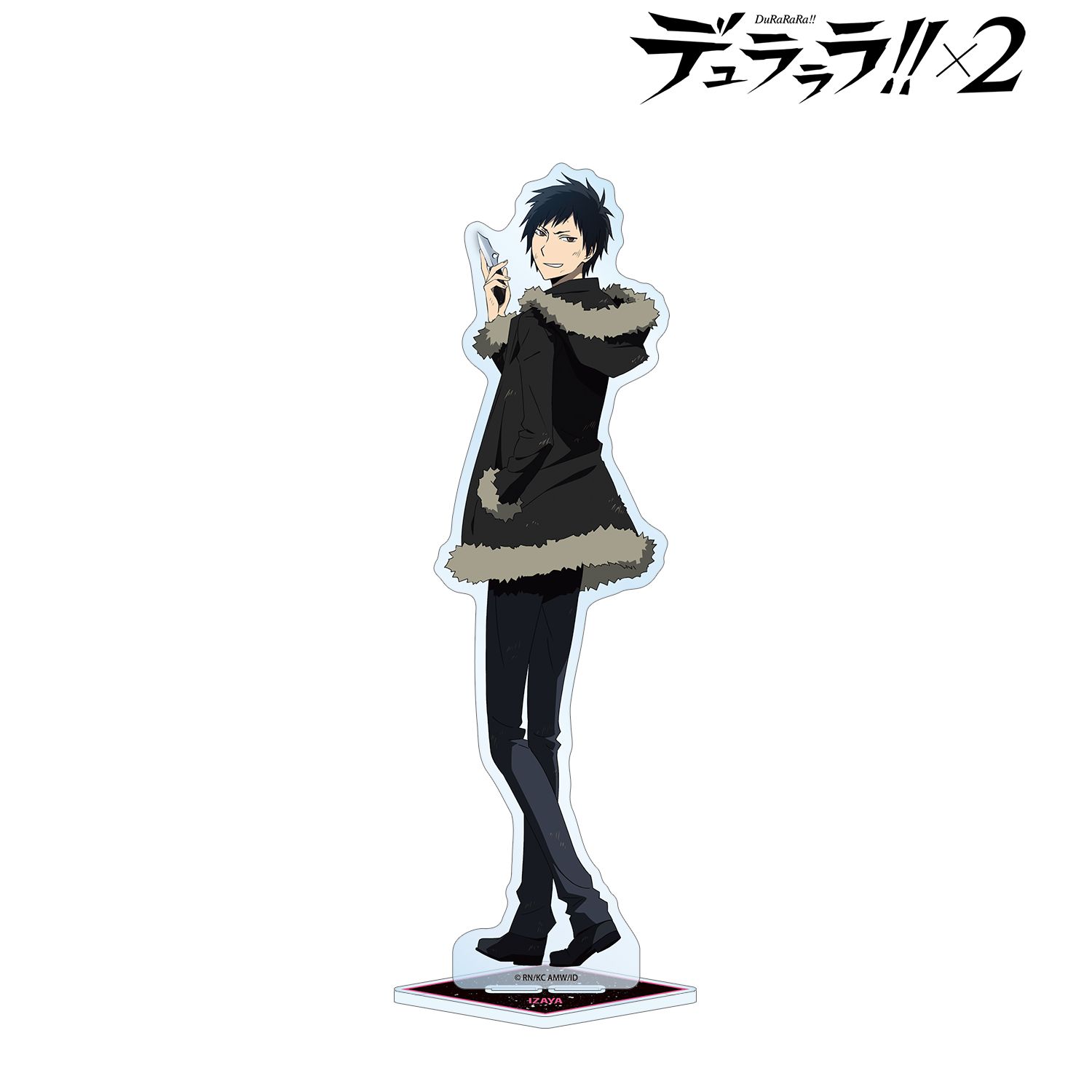 TVアニメ「デュラララ!!×2」 描き下ろし 折原臨也 戦う背中ver. 特大アクリルスタンド Image 2 | AniSmile