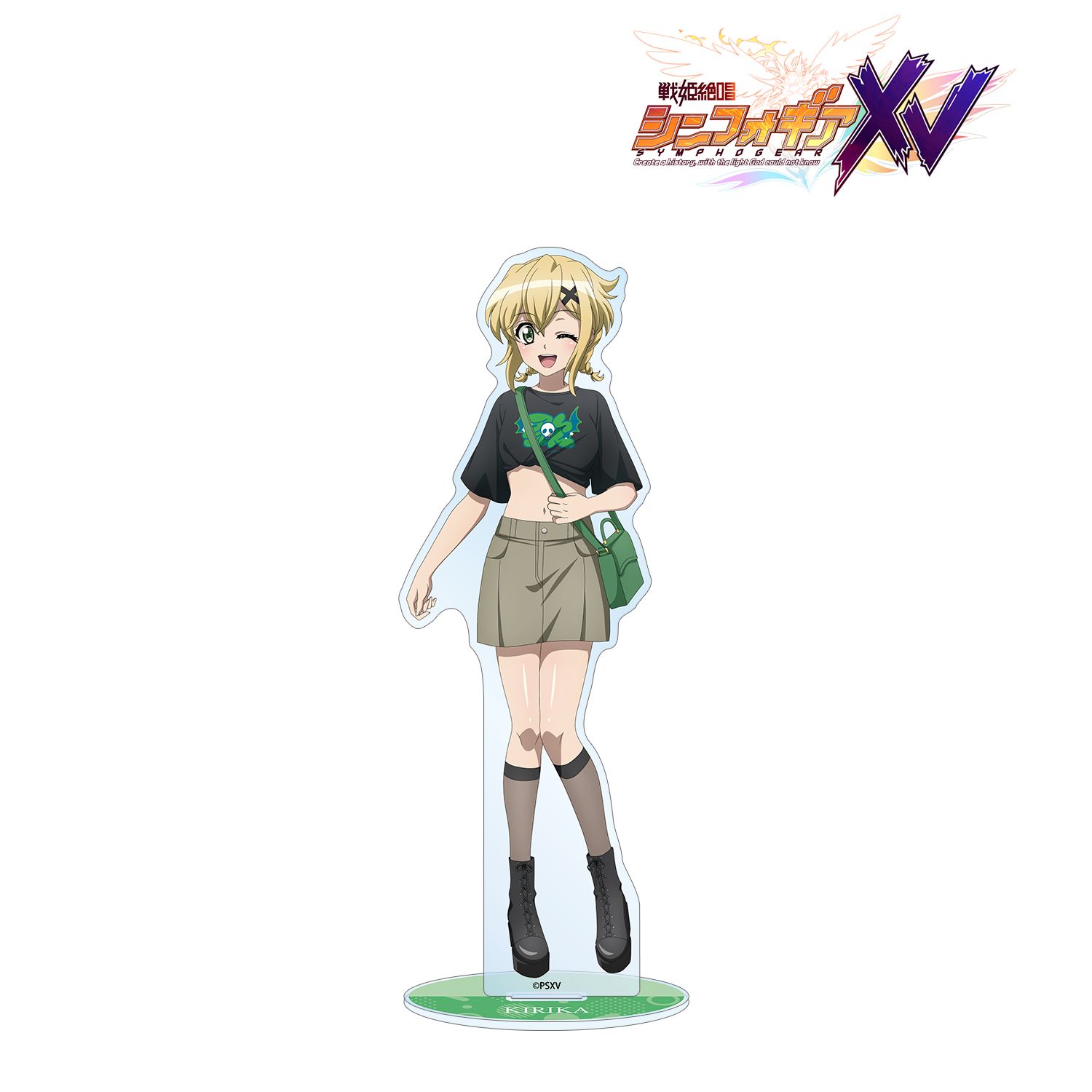 戦姫絶唱シンフォギアXV 描き下ろし 暁 切歌 私服ver. BIGアクリルスタンド Image 2 | AniSmile