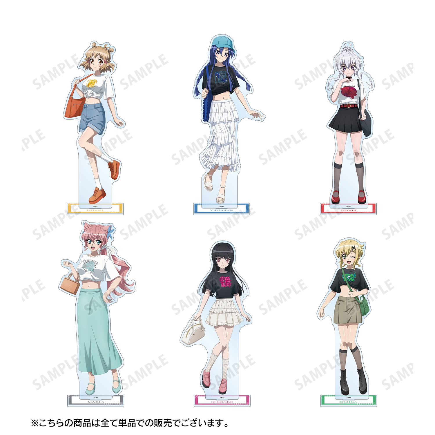 戦姫絶唱シンフォギアXV 描き下ろし 月読 調 私服ver. 特大アクリルスタンド 图片 5 | AniSmile