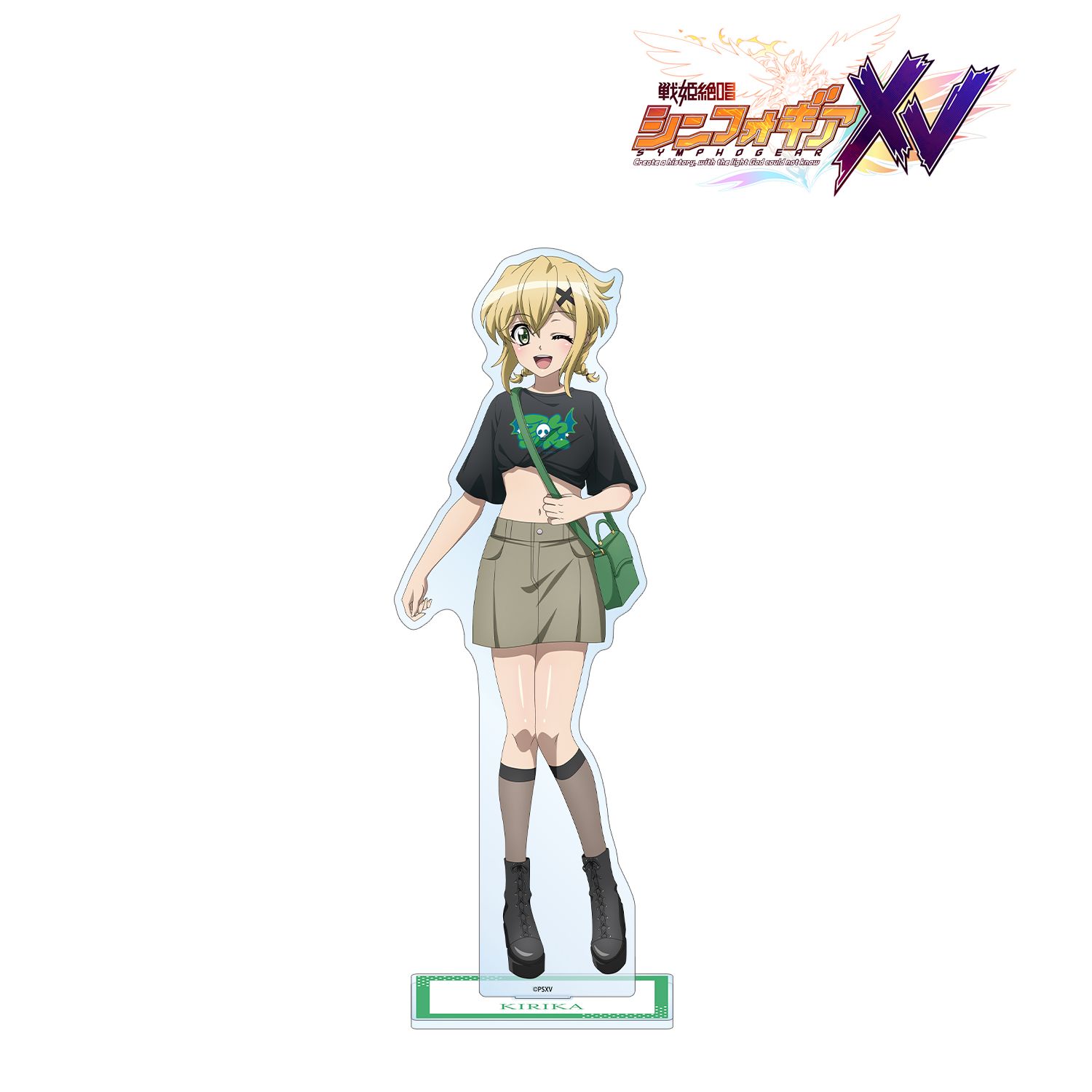 戦姫絶唱シンフォギアXV 描き下ろし 暁 切歌 私服ver. 特大アクリルスタンド Image 2 | AniSmile