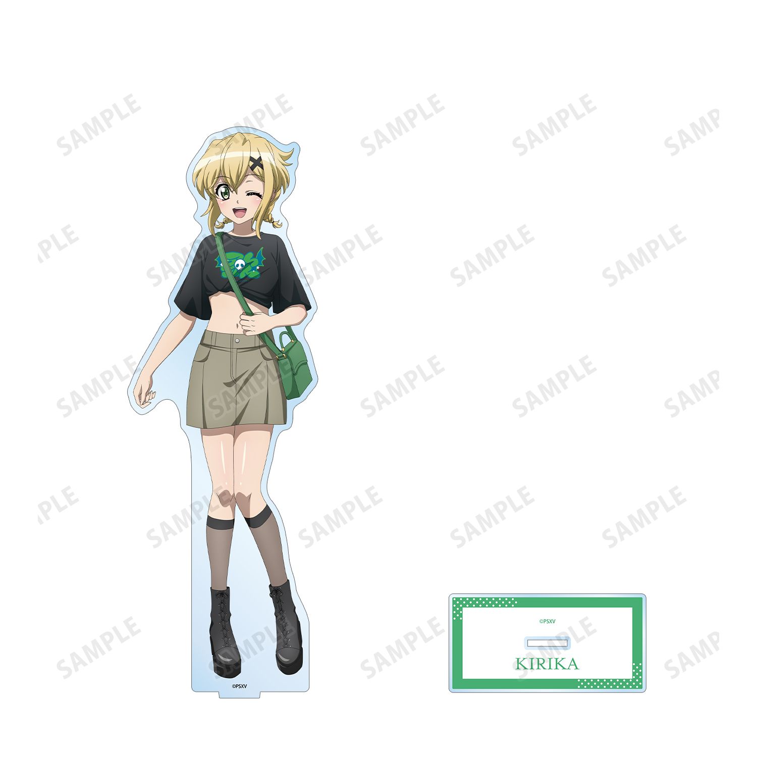 戦姫絶唱シンフォギアXV 描き下ろし 暁 切歌 私服ver. 特大アクリルスタンド Image 3 | AniSmile