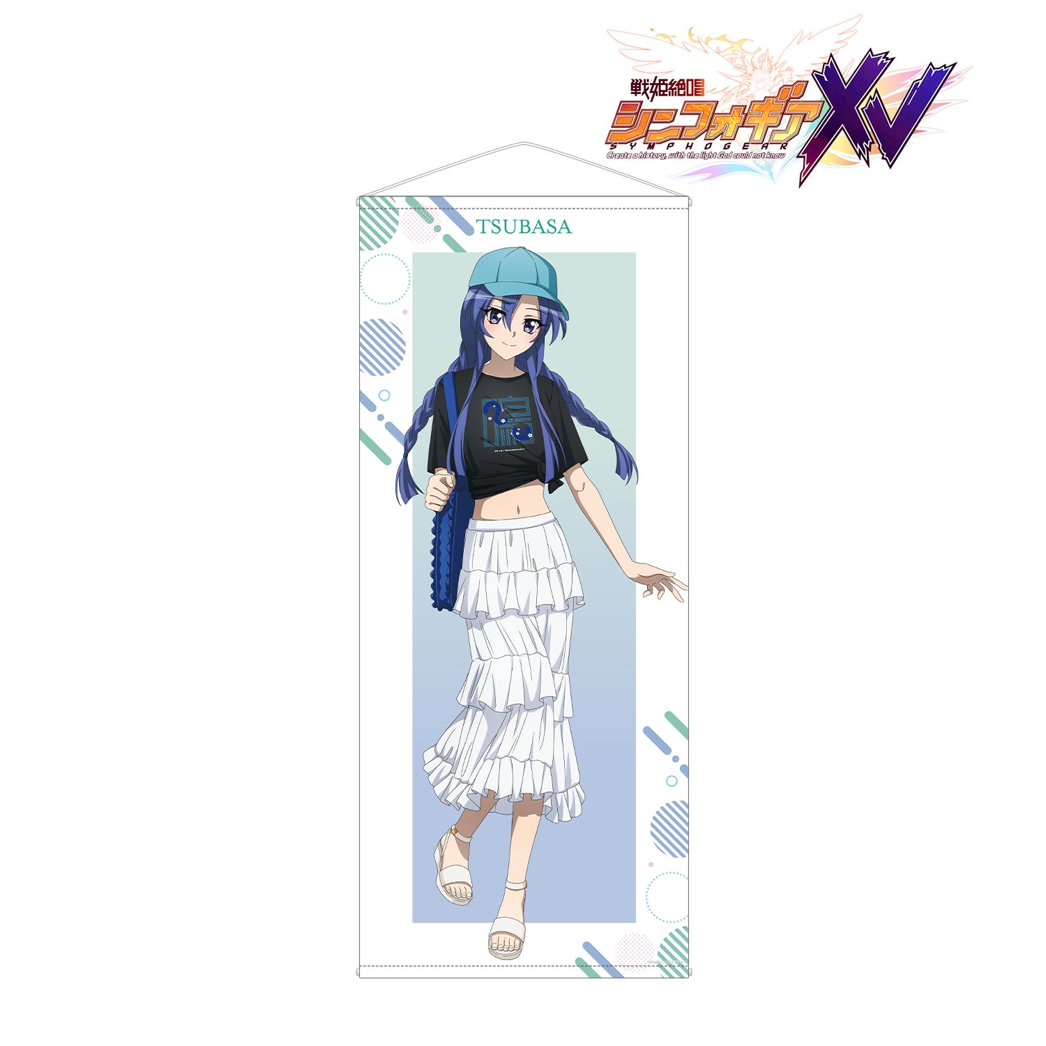 戦姫絶唱シンフォギアXV 描き下ろし 風鳴 翼 私服ver. 等身大タペストリー 图片 2 | AniSmile
