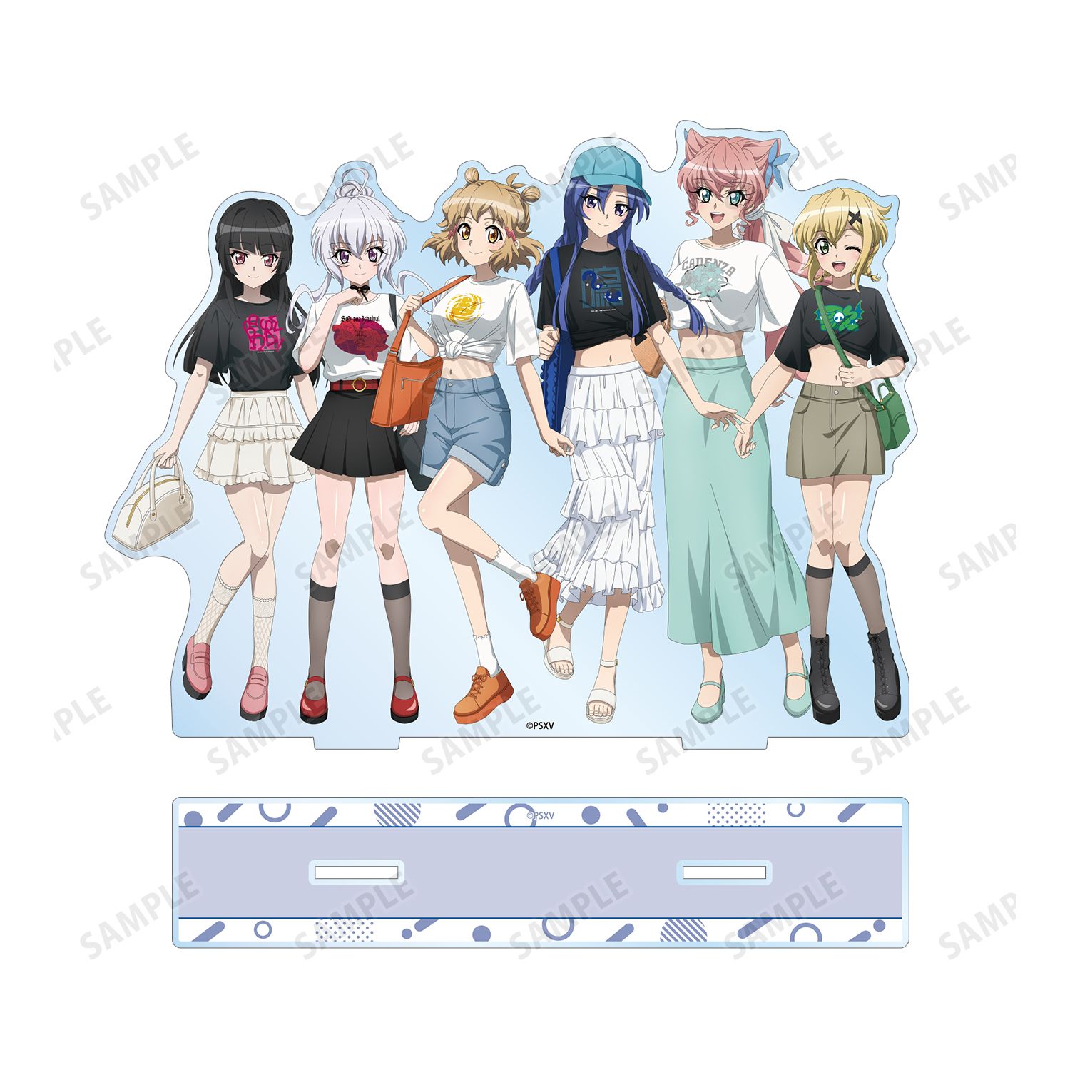 戦姫絶唱シンフォギアXV 描き下ろし 集合 私服ver. BIGアクリルスタンド Image 3 | AniSmile