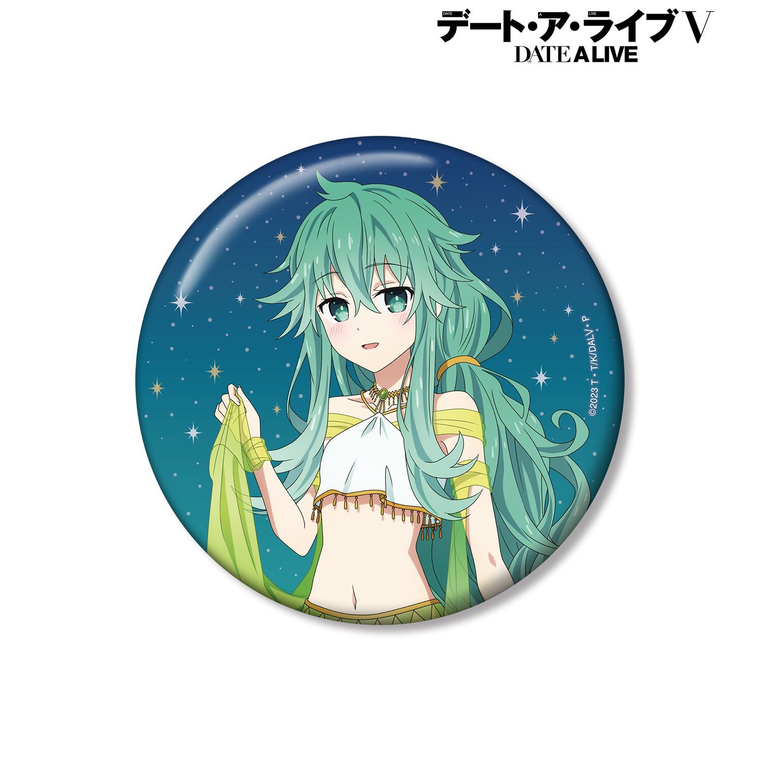 アニメ「デート・ア・ライブV」 描き下ろし 七罪 踊り子ver. 100mm缶バッジ Image 4 | AniSmile