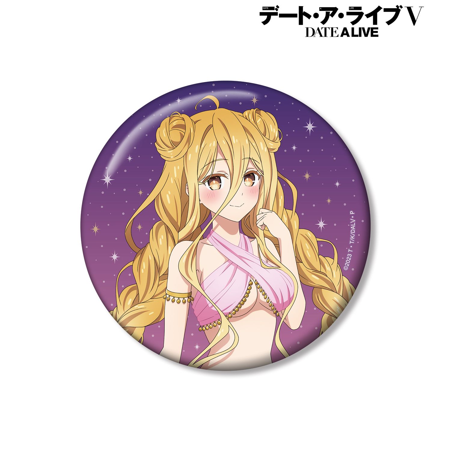 アニメ「デート・ア・ライブV」 描き下ろし 星宮六喰 踊り子ver. 100mm缶バッジ Image 4 | AniSmile