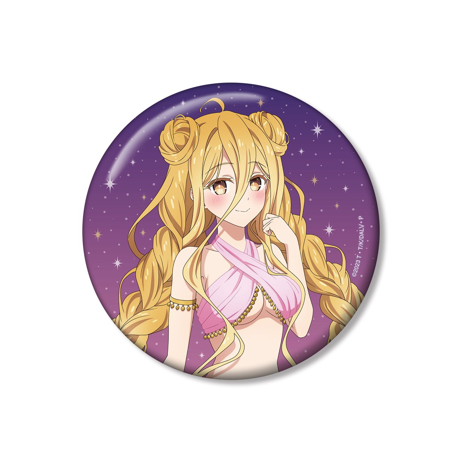 アニメ「デート・ア・ライブV」 描き下ろし 星宮六喰 踊り子ver. 100mm缶バッジ Image 3 | AniSmile