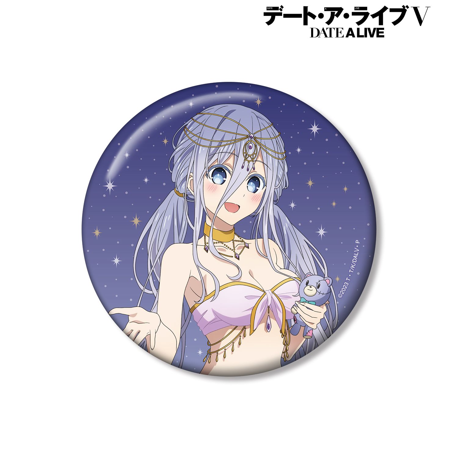 アニメ「デート・ア・ライブV」 描き下ろし 崇宮澪 踊り子ver. 100mm缶バッジ Image 4 | AniSmile