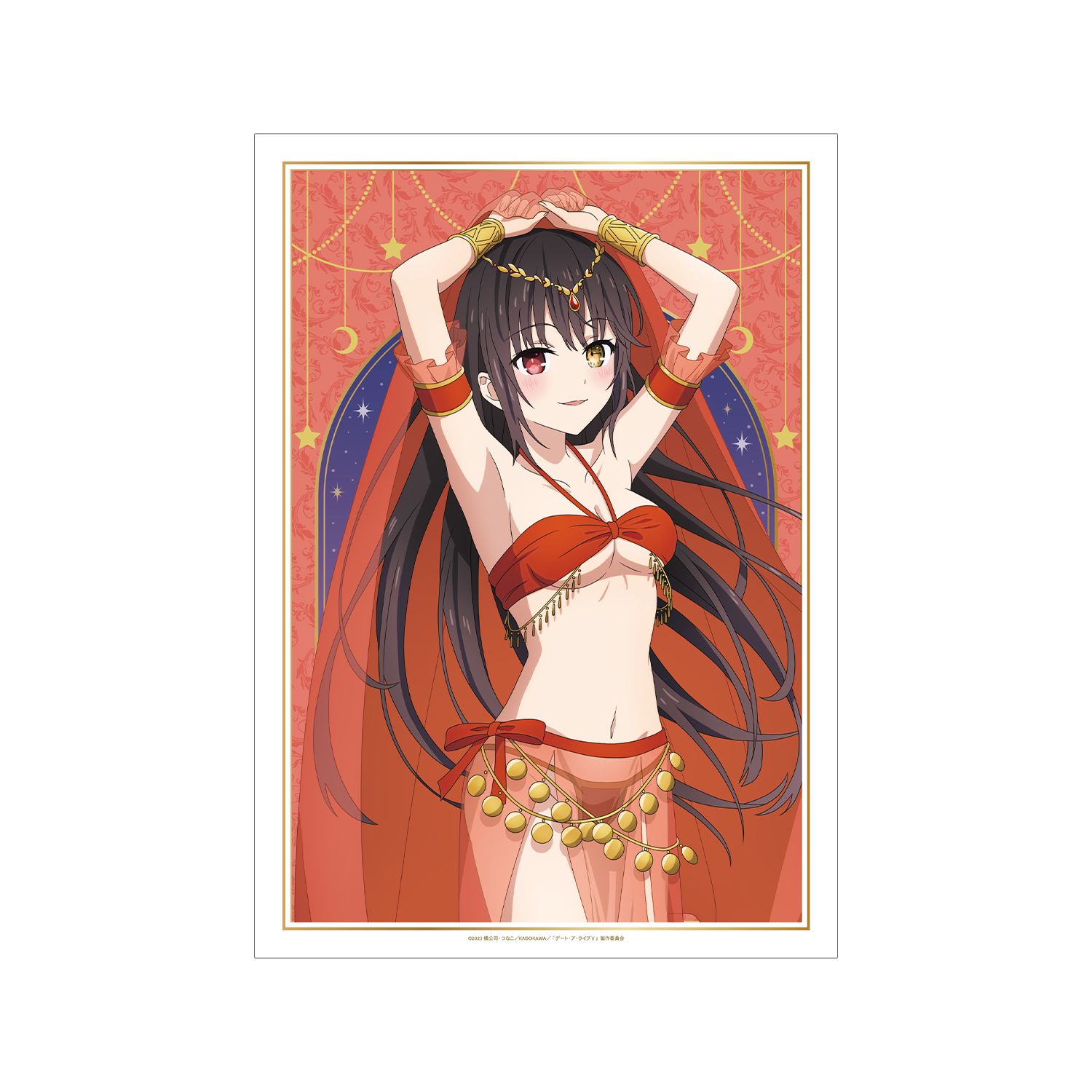 アニメ「デート・ア・ライブV」 描き下ろし 時崎狂三 踊り子ver. A3マット加工ポスター Image 3 | AniSmile