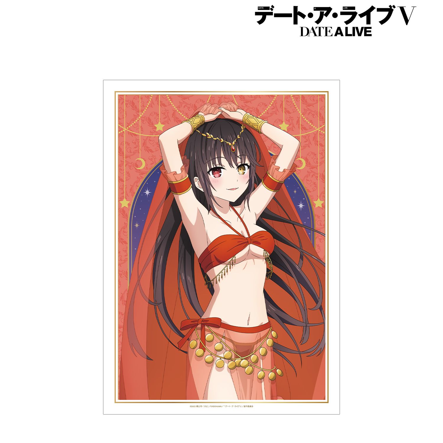 アニメ「デート・ア・ライブV」 描き下ろし 時崎狂三 踊り子ver. A3マット加工ポスター Image 4 | AniSmile