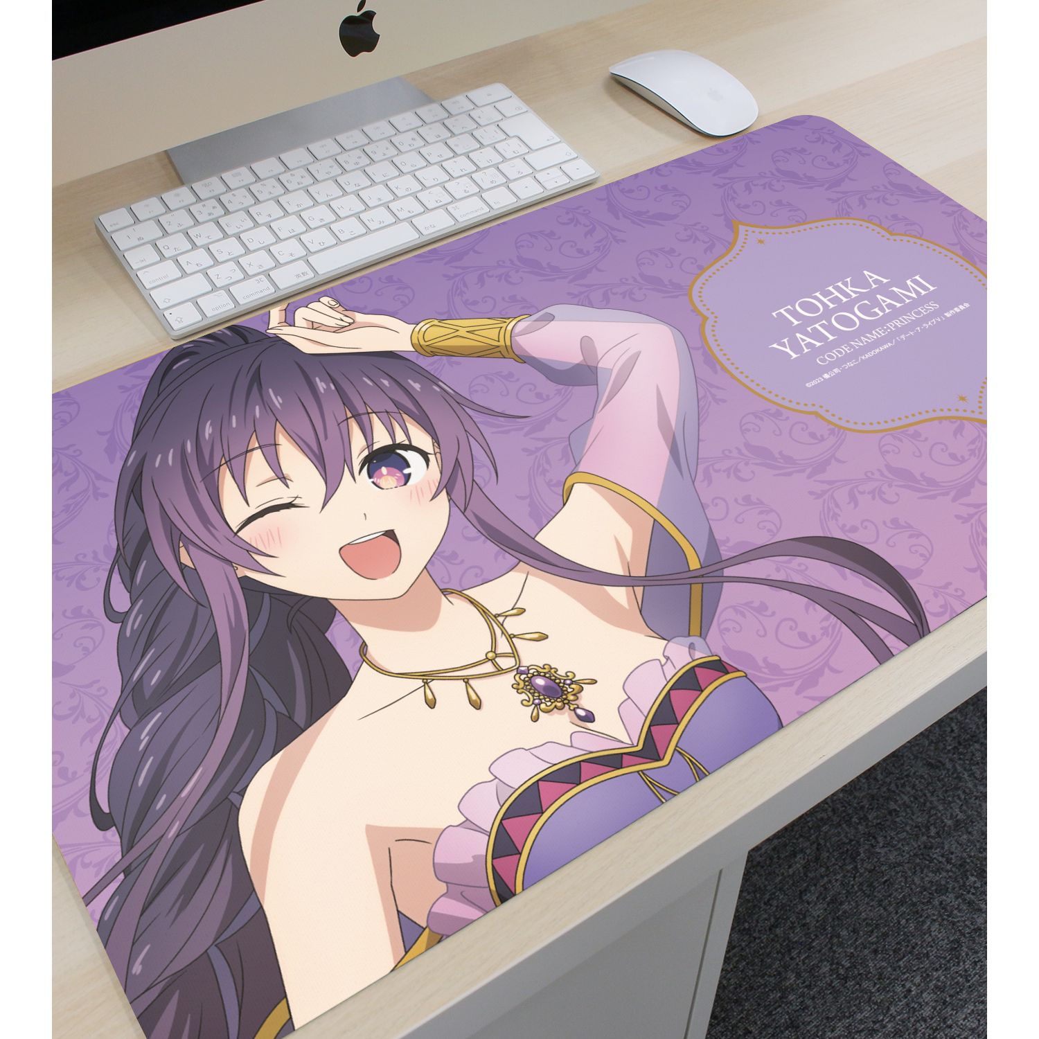 アニメ「デート・ア・ライブV」 描き下ろし 夜刀神十香 踊り子ver. マルチデスクマット Image 6 | AniSmile