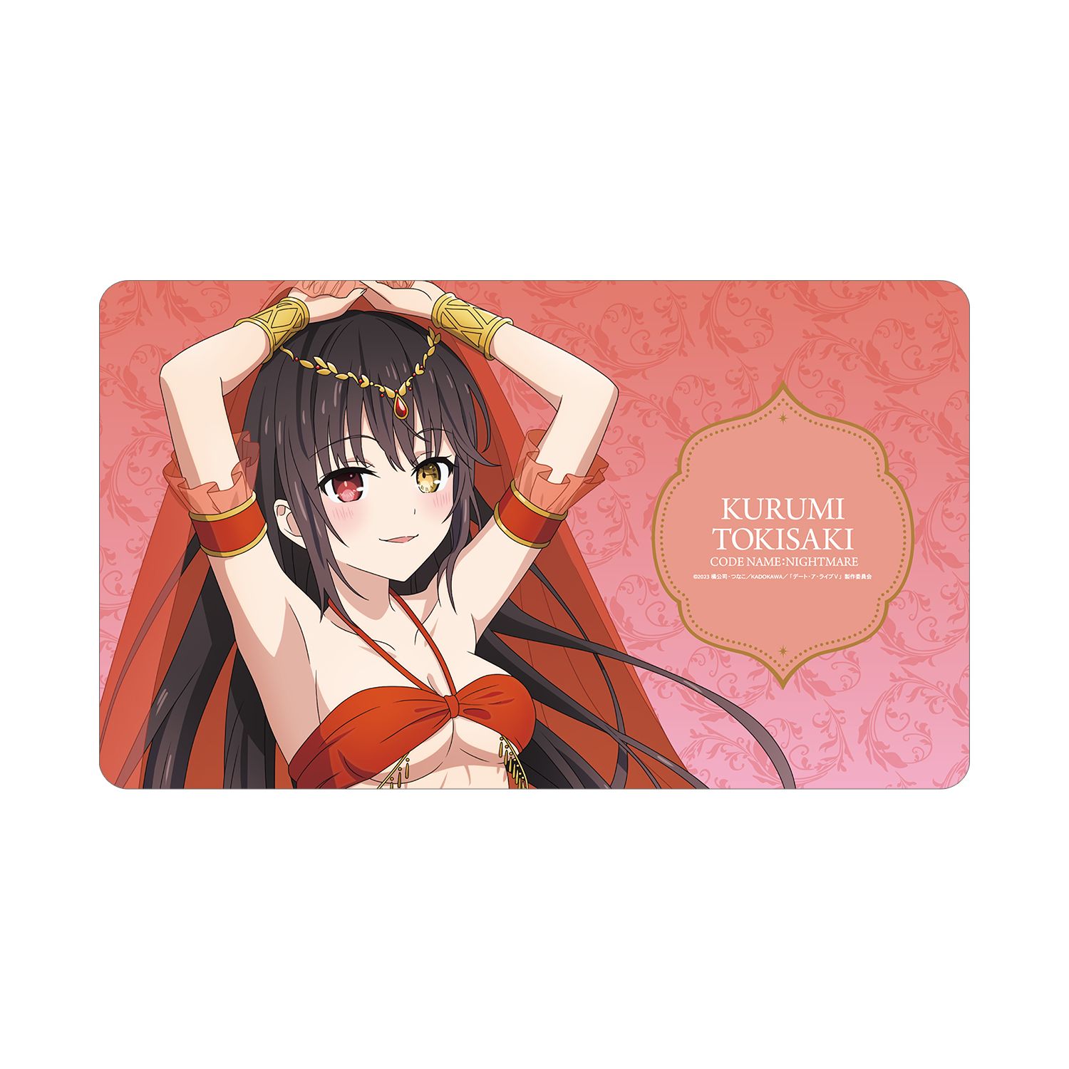 アニメ「デート・ア・ライブV」 描き下ろし 時崎狂三 踊り子ver. マルチデスクマット Image 4 | AniSmile