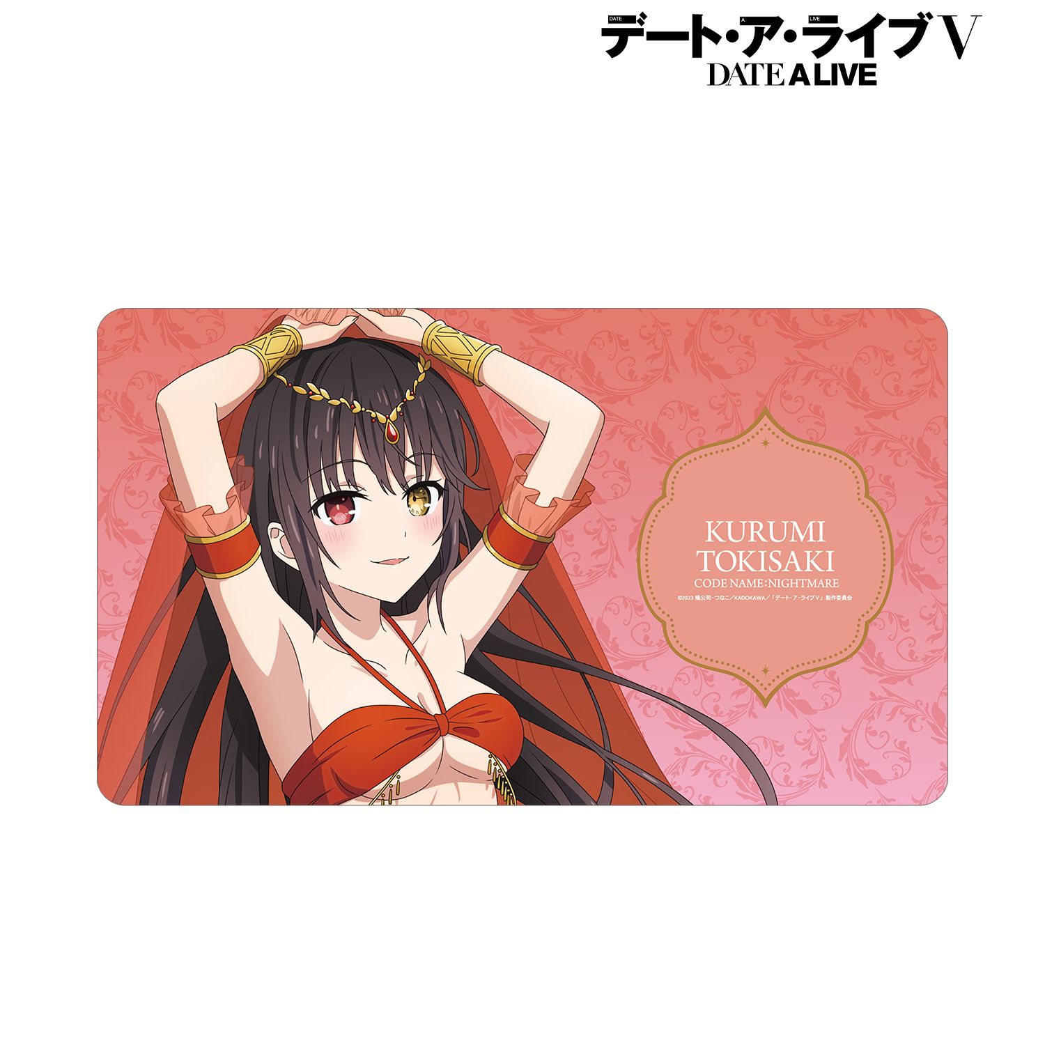 アニメ「デート・ア・ライブV」 描き下ろし 時崎狂三 踊り子ver. マルチデスクマット Image 5 | AniSmile