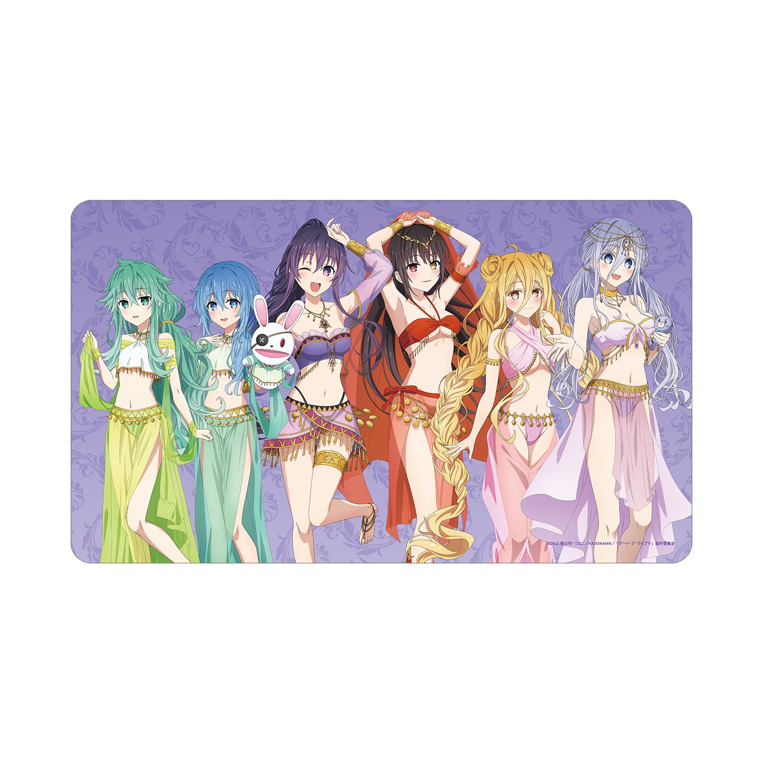 アニメ「デート・ア・ライブV」 描き下ろし 集合 踊り子ver. マルチデスクマット Image 4 | AniSmile