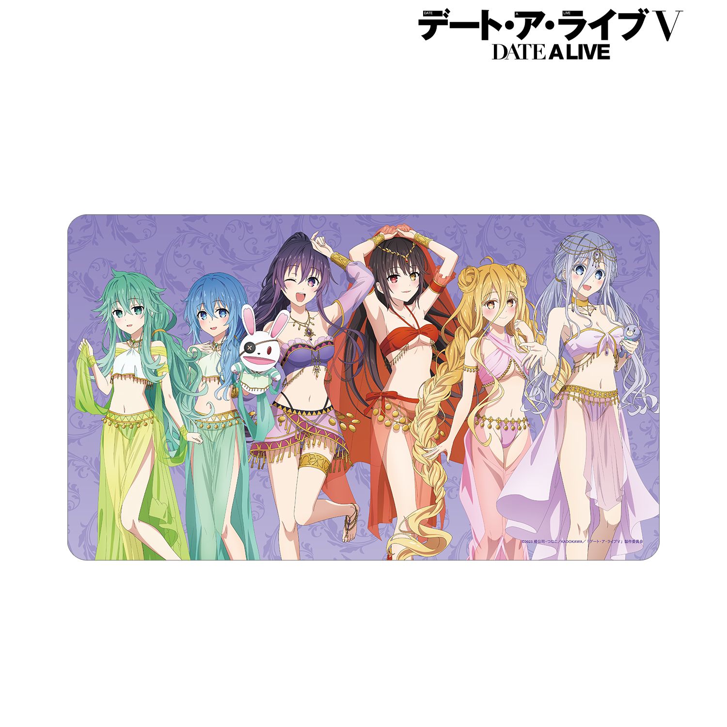 アニメ「デート・ア・ライブV」 描き下ろし 集合 踊り子ver. マルチデスクマット Image 5 | AniSmile