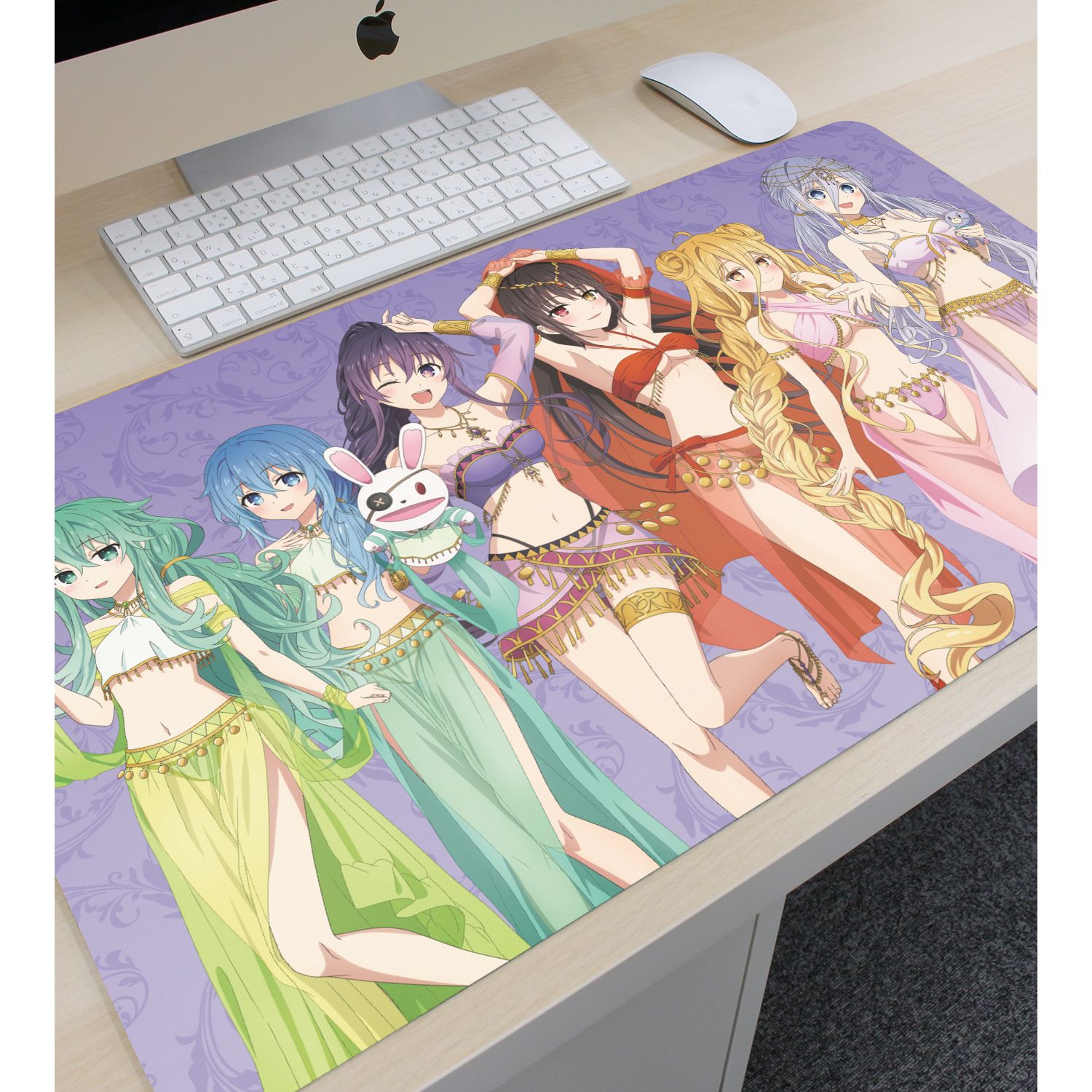 アニメ「デート・ア・ライブV」 描き下ろし 集合 踊り子ver. マルチデスクマット Image 6 | AniSmile
