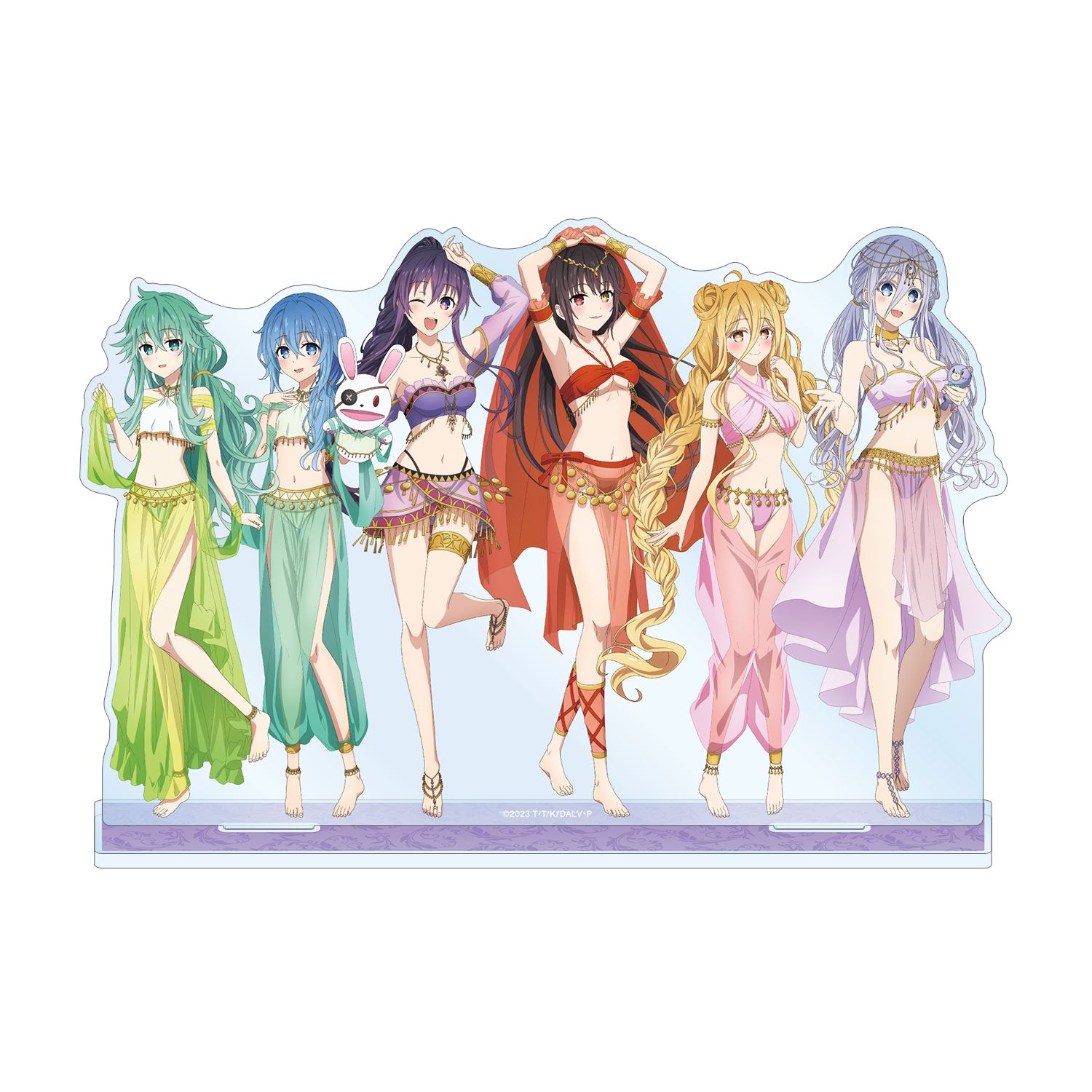 アニメ「デート・ア・ライブV」 描き下ろし 集合 踊り子ver. BIGアクリルスタンド Image 4 | AniSmile