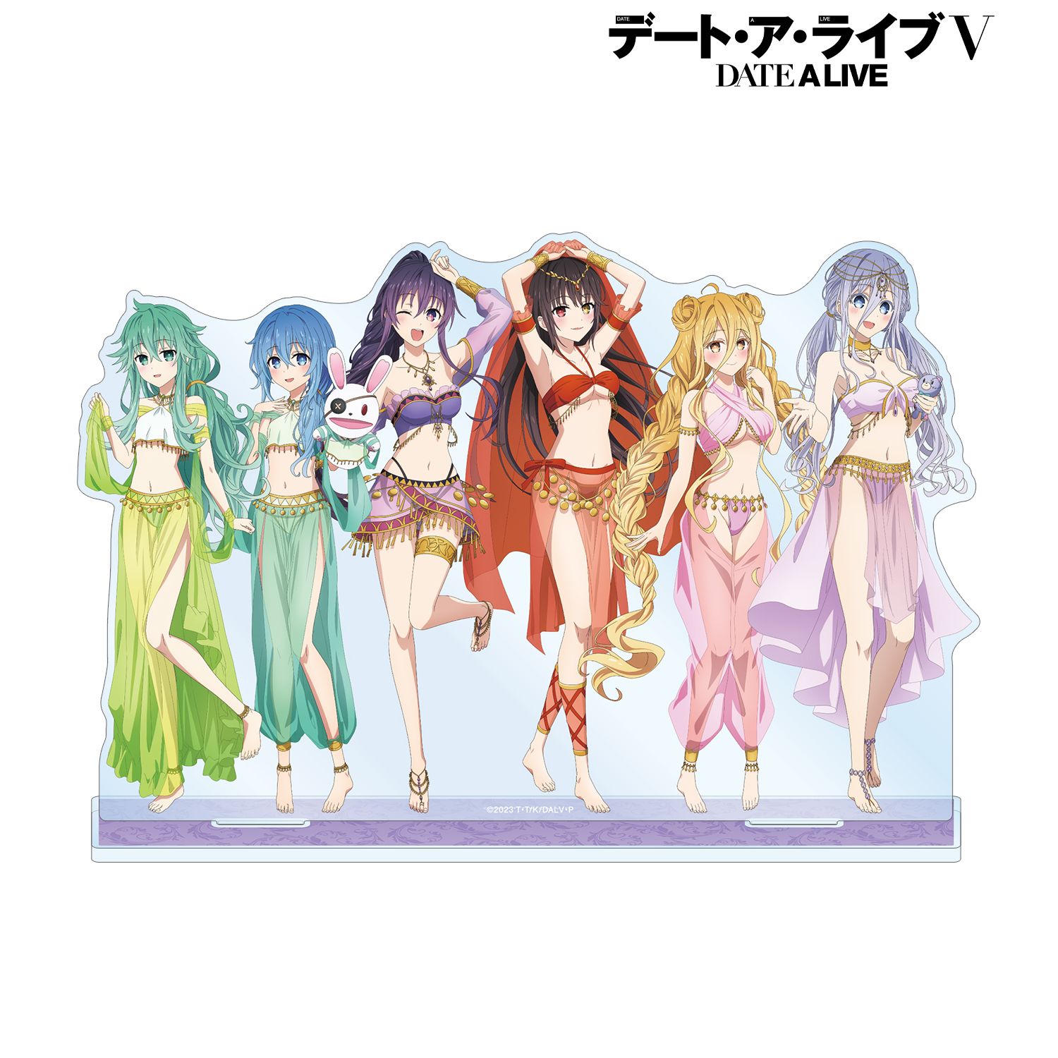 アニメ「デート・ア・ライブV」 描き下ろし 集合 踊り子ver. BIGアクリルスタンド Image 5 | AniSmile