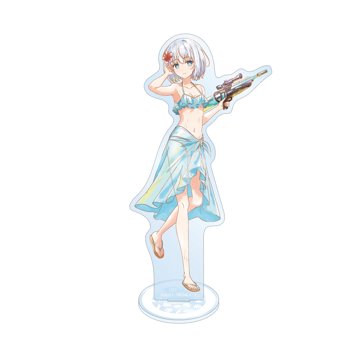 描き下ろし 鳶一折紙 デート・ア・バカンスver. Ani-Art aqua label BIGアクリルスタンド - AniSmile