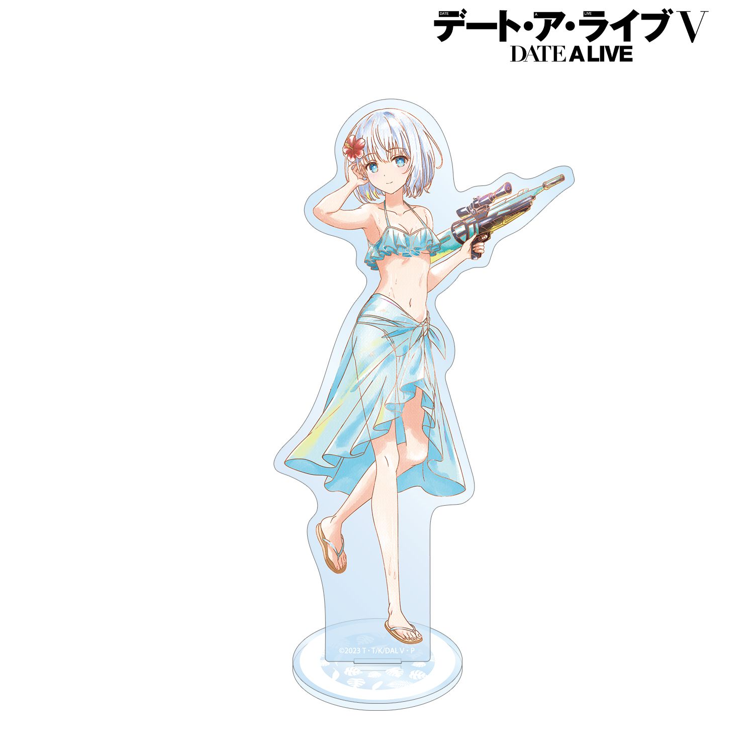 描き下ろし 鳶一折紙 デート・ア・バカンスver. Ani-Art aqua label BIGアクリルスタンド 图片 2 | AniSmile