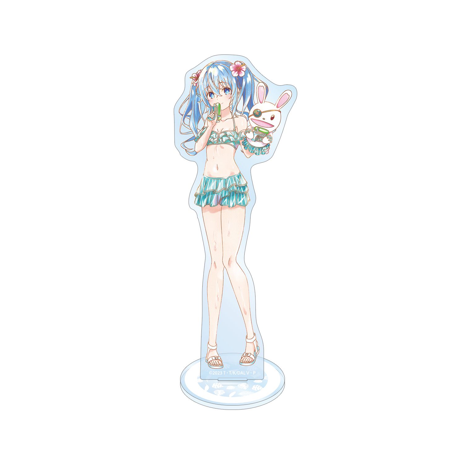 描き下ろし 四糸乃 デート・ア・バカンスver. Ani-Art aqua label BIGアクリルスタンド - AniSmile