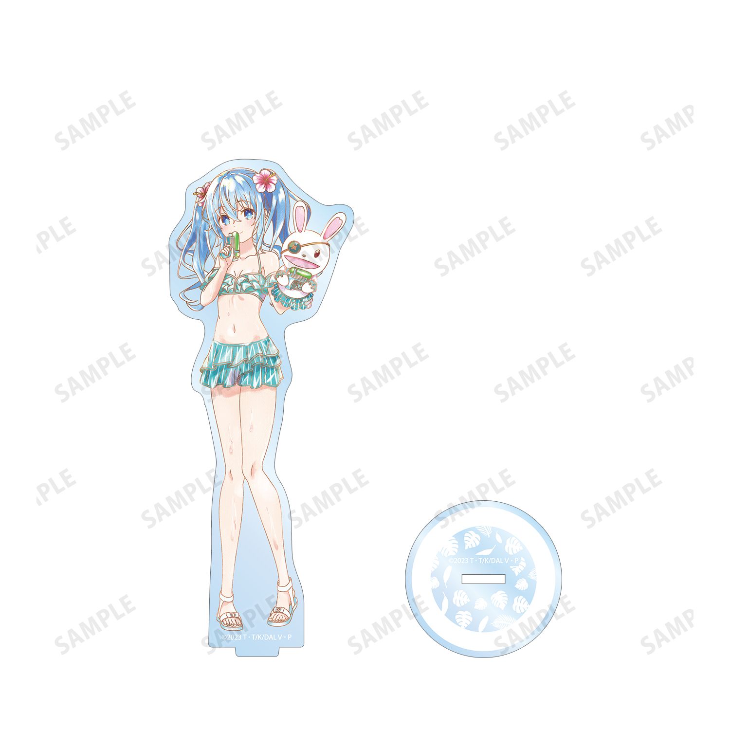 描き下ろし 四糸乃 デート・ア・バカンスver. Ani-Art aqua label BIGアクリルスタンド Image 3 | AniSmile